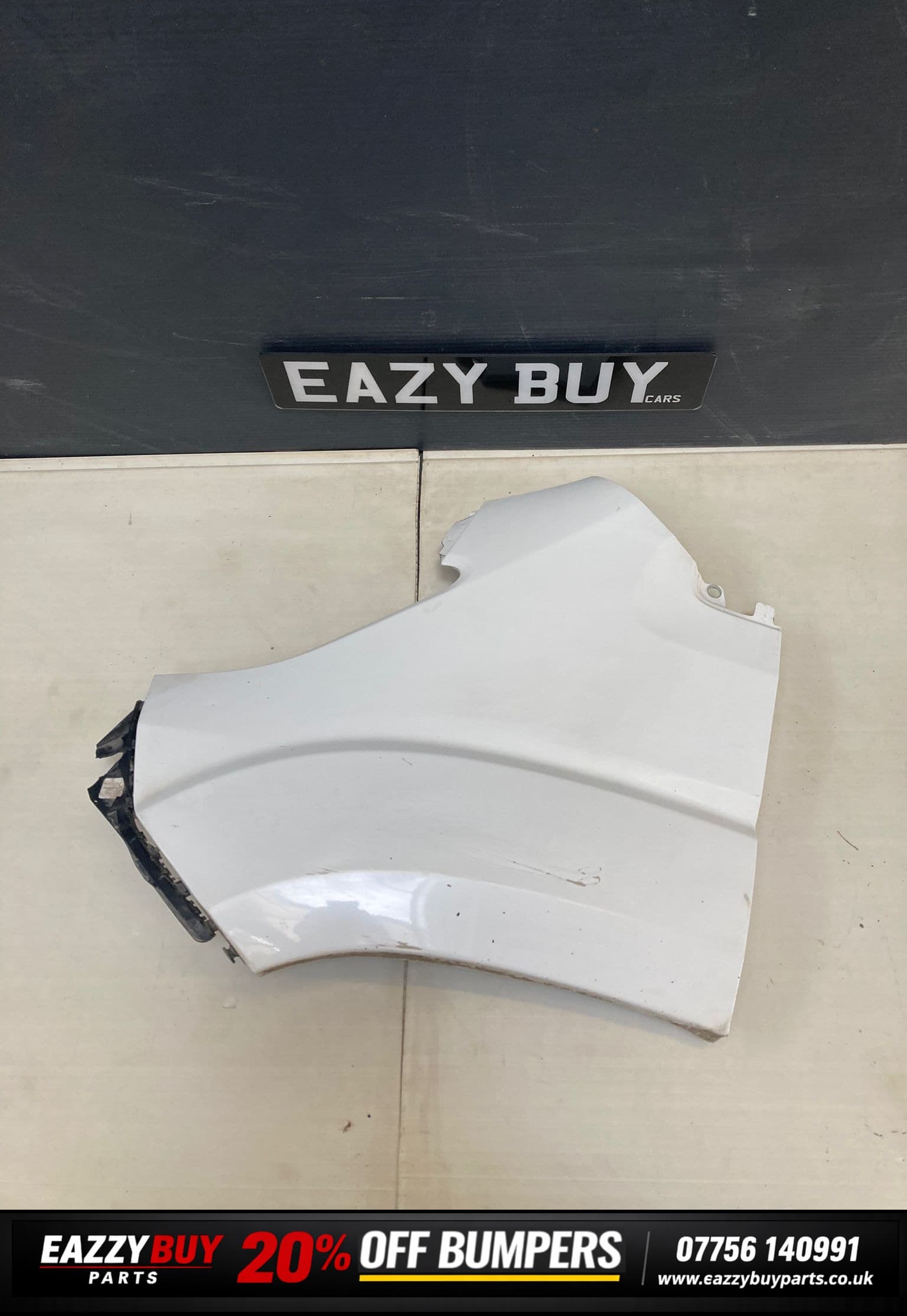 Peugeot Boxer MK4 14-24 Passenger Side White Wing Fender