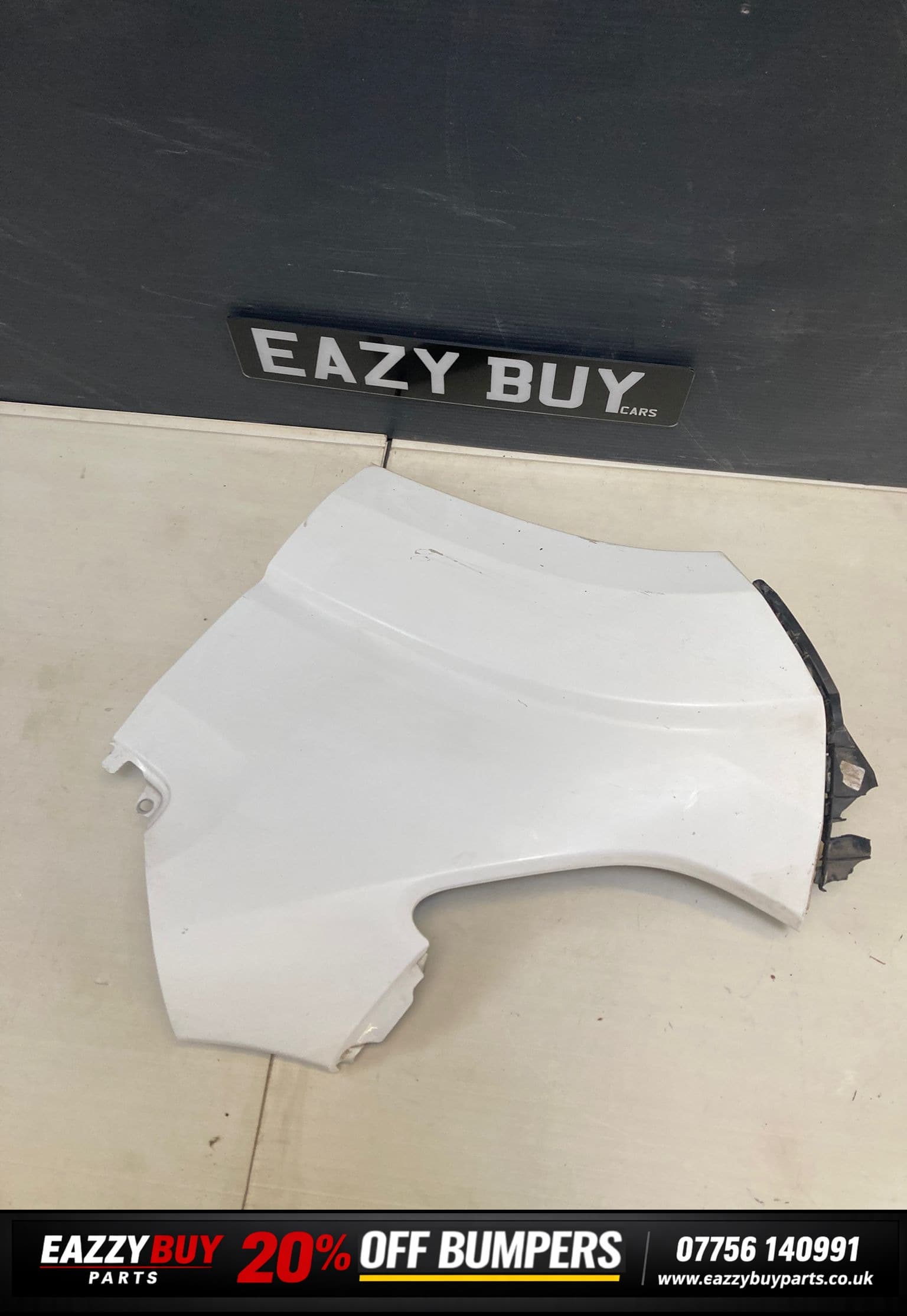 Peugeot Boxer MK4 14-24 Passenger Side White Wing Fender