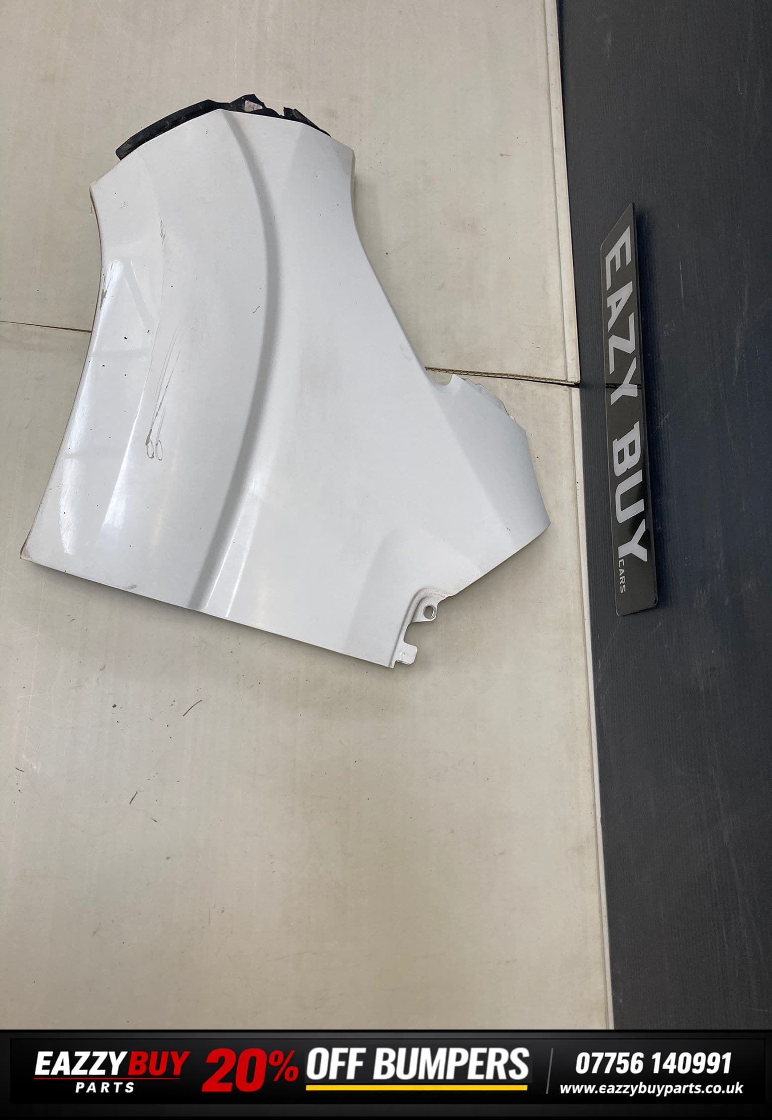 Peugeot Boxer MK4 14-24 Passenger Side White Wing Fender