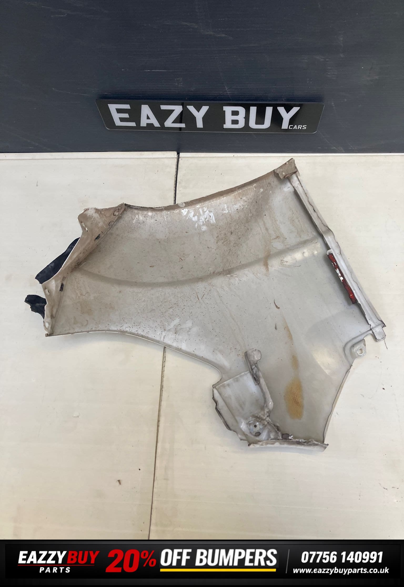 Peugeot Boxer MK4 14-24 Passenger Side White Wing Fender