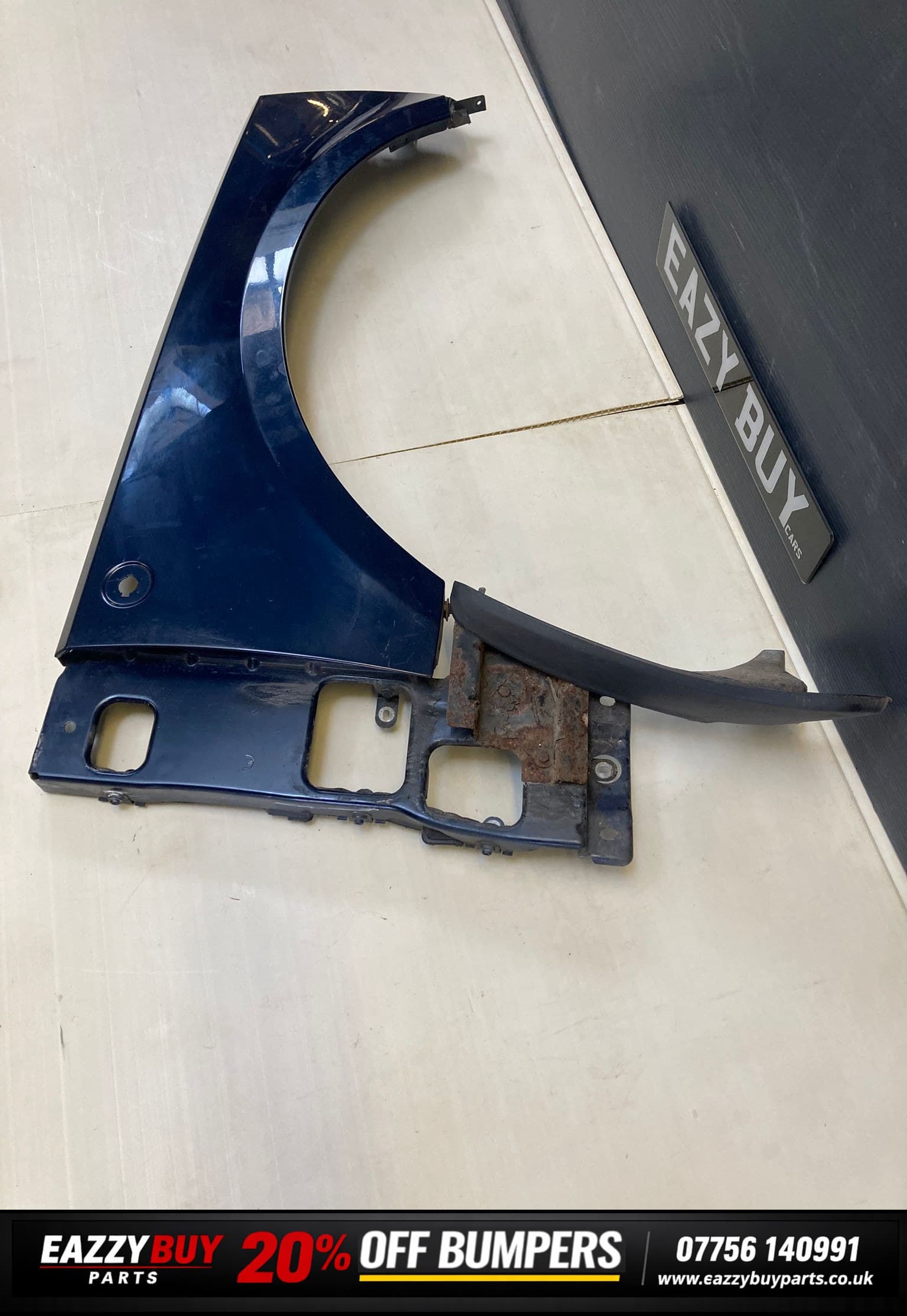 Land Rover Vogue l322 Blue Driver Side Wing ASR760080