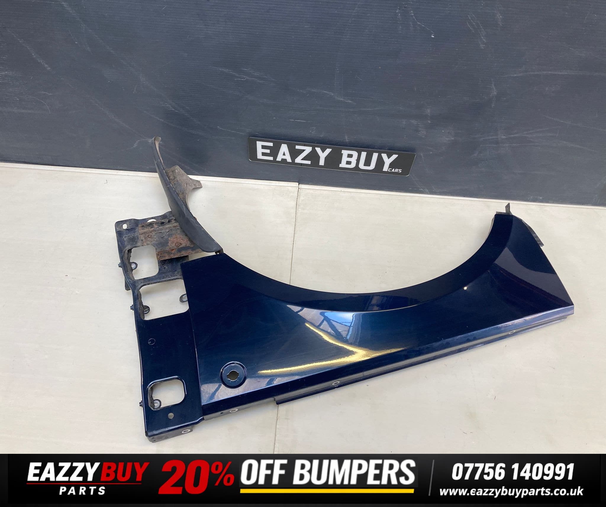 Land Rover Vogue l322 Blue Driver Side Wing ASR760080