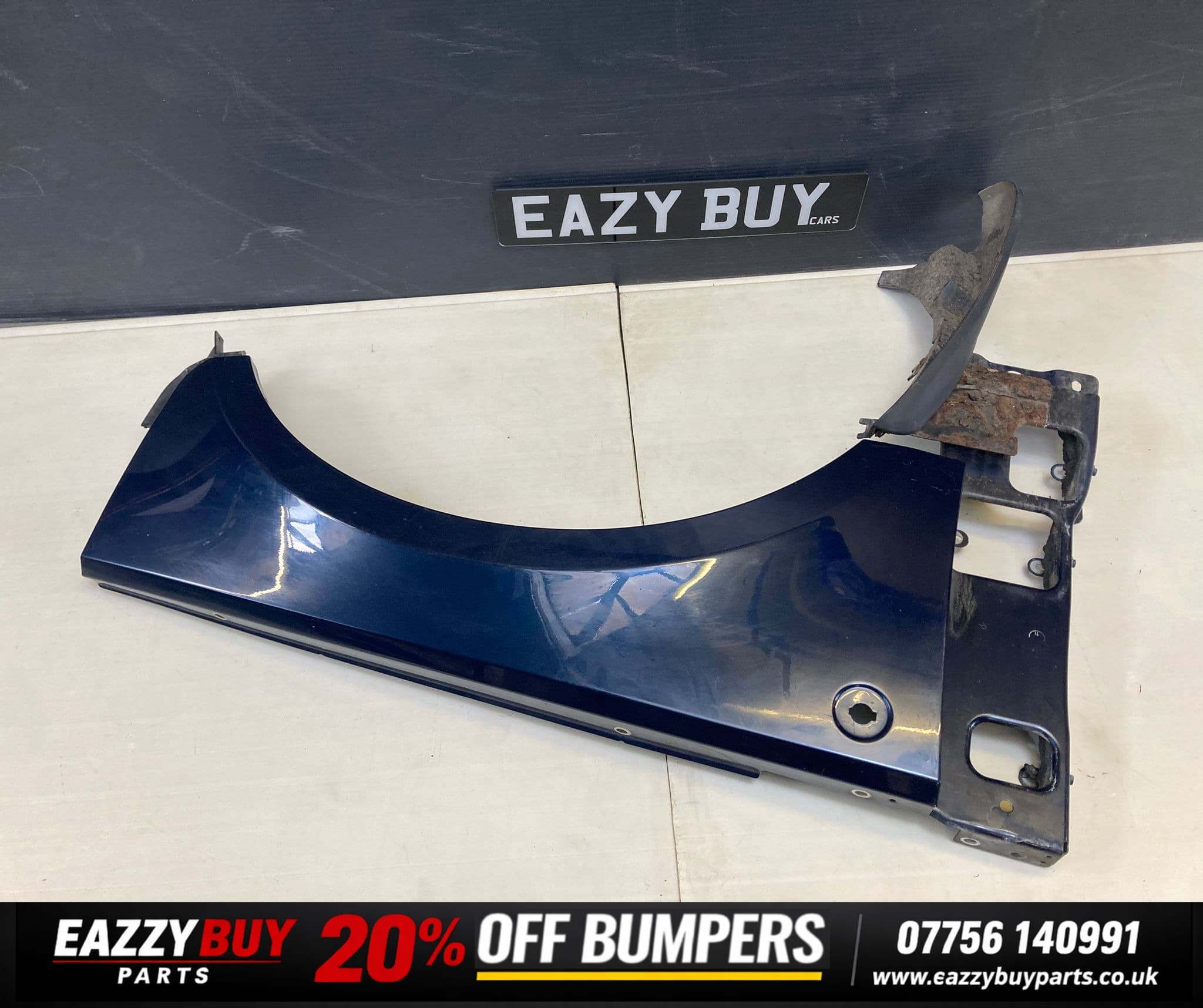 Land Rover Vogue l322 Blue Driver Side Wing ASR760080