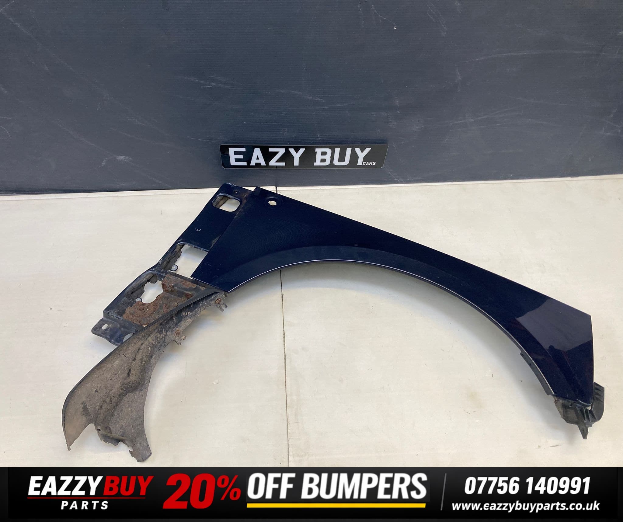 Land Rover Vogue l322 Blue Driver Side Wing ASR760080