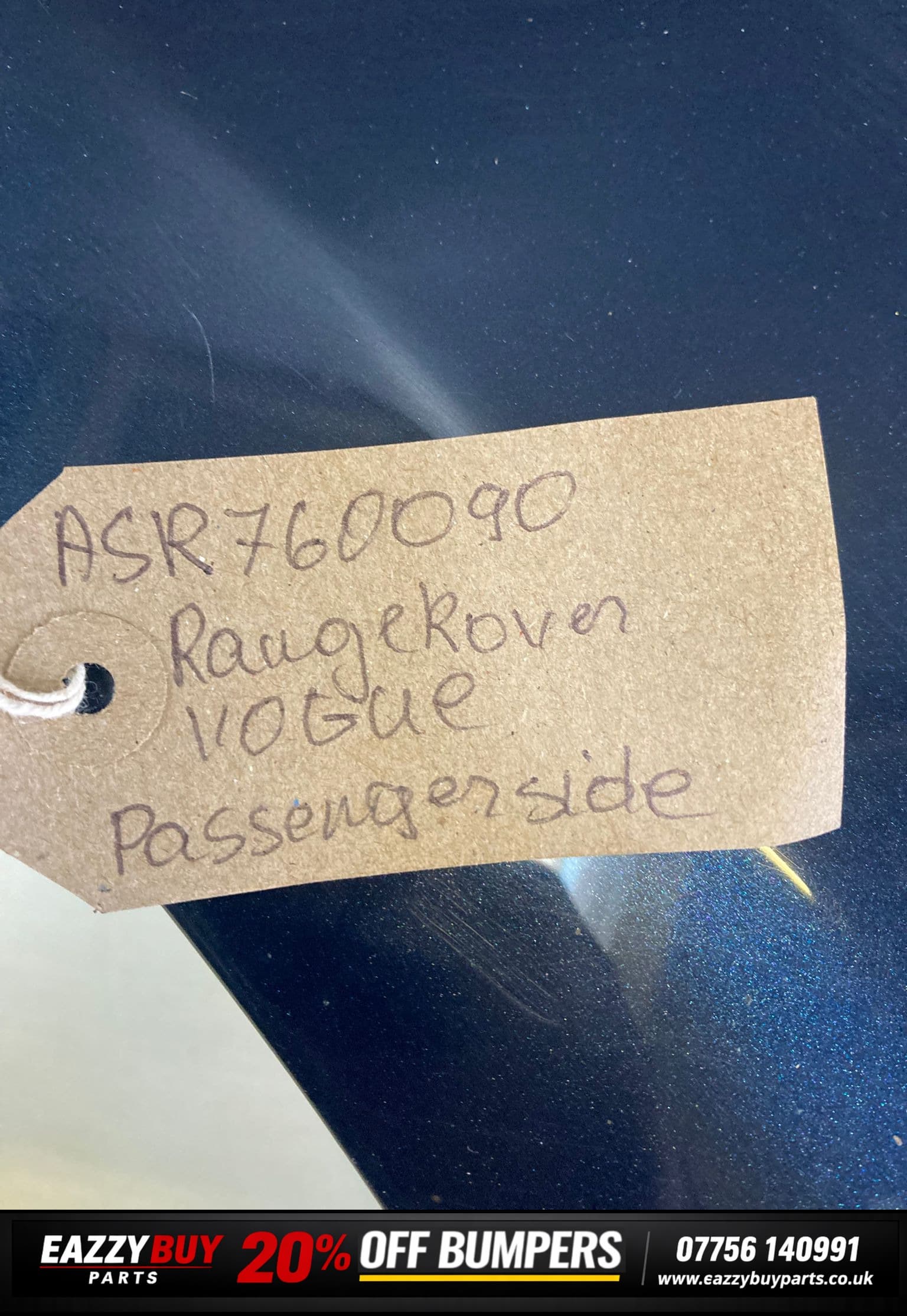 Range Rover Vogue L322 2011 Passenger Side Wing ASR760090