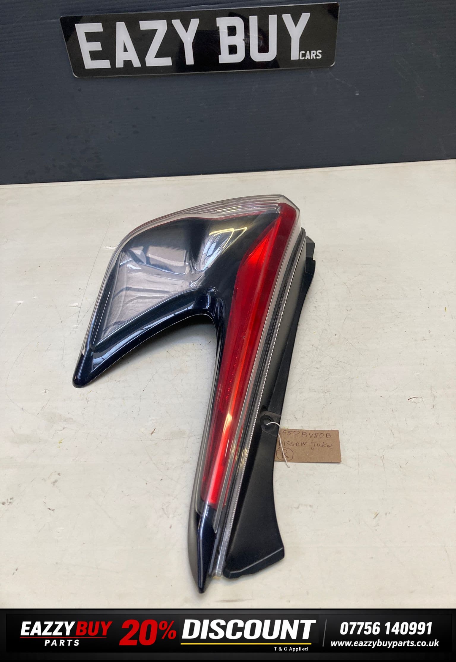 Nissan Juke MK1 F15 2014-2019 Rear Right Tail Light 26550BV80B