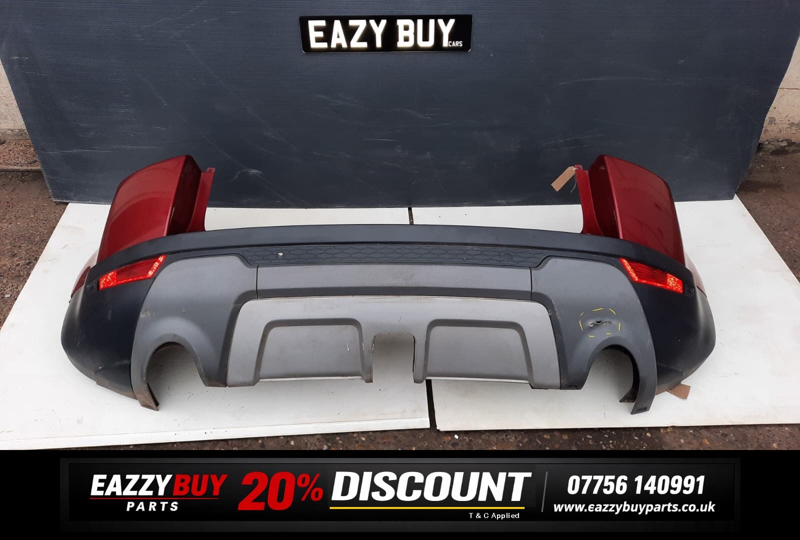 Range Rover Evoque L538 2011-2018 Rear Bumper Damaged BJ3217926A