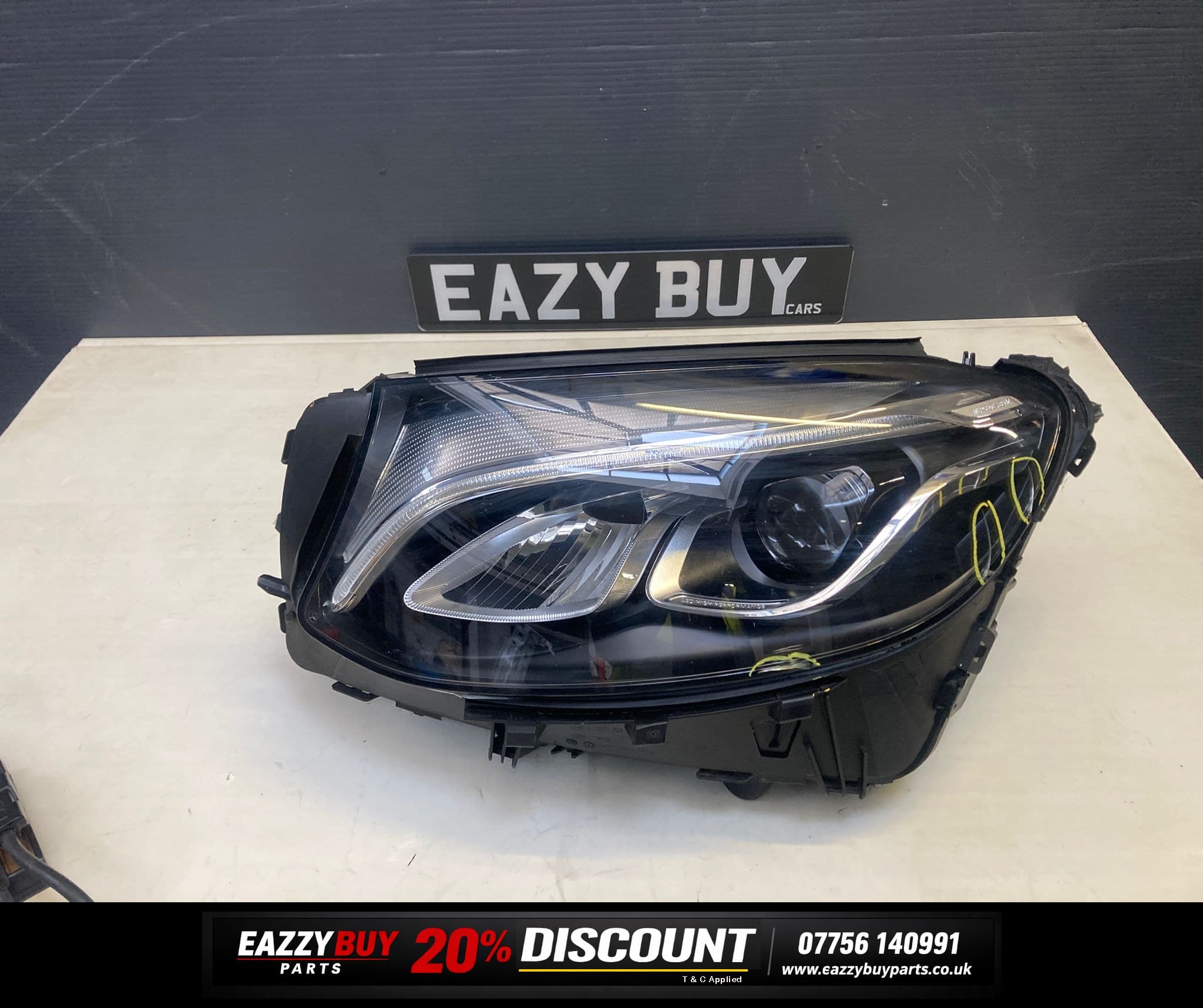 Mercedes GLC W253 2015-2019 Headlight Left slightly damaged A2539065301
