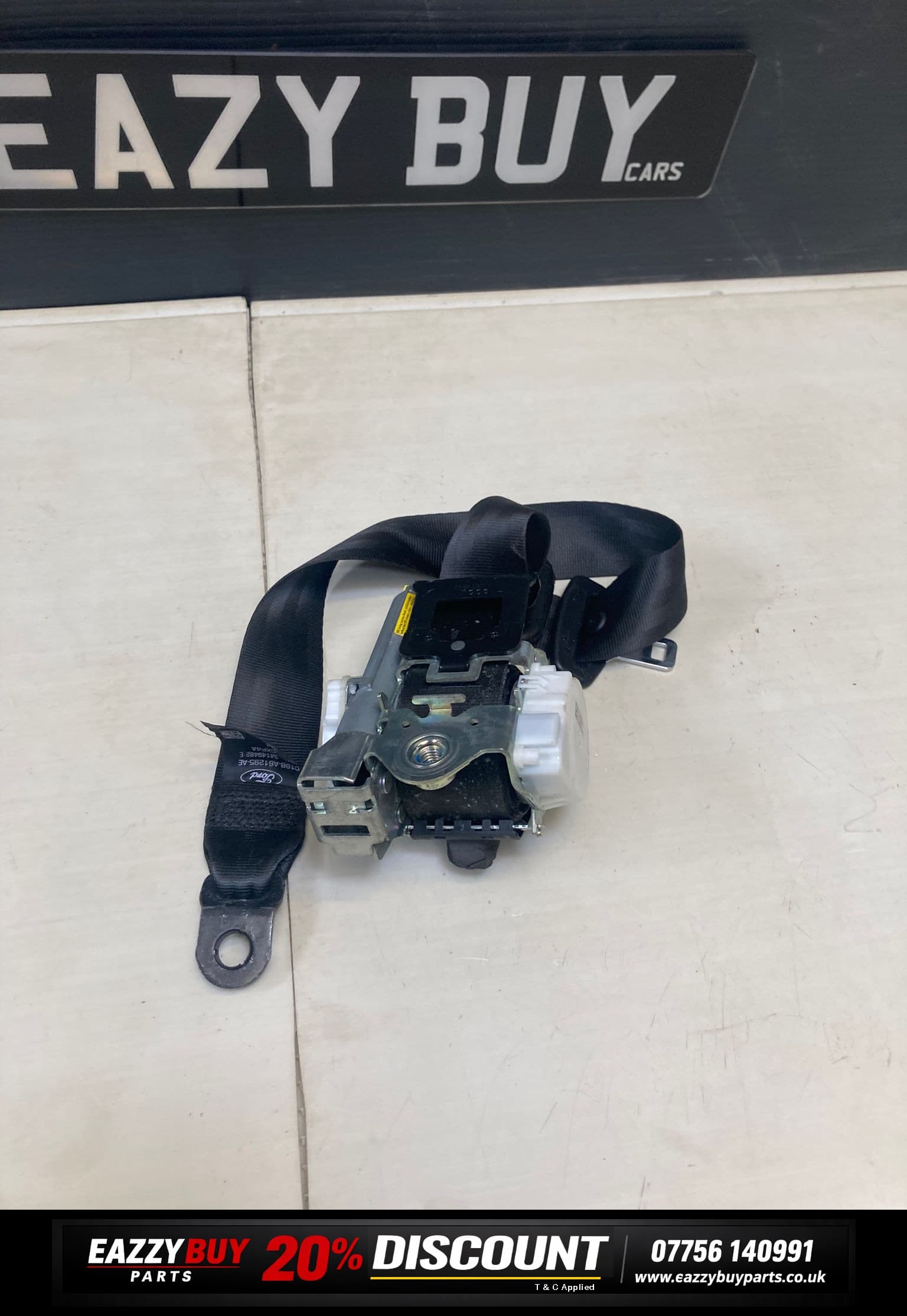 Ford Fiesta MK7 09-17 Passenger Near Side Front Seat Belt 34146087a