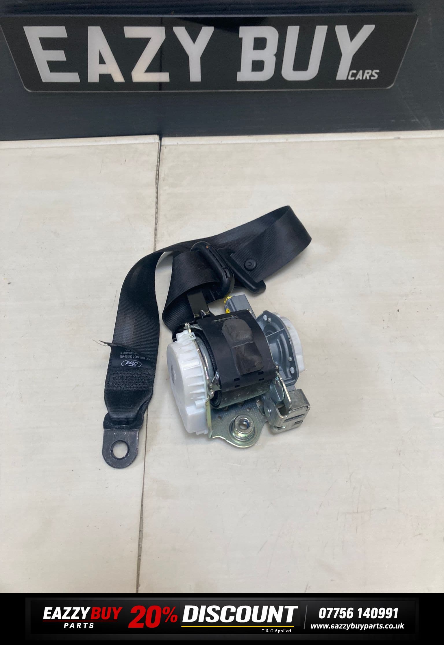 Ford Fiesta MK7 09-17 Passenger Near Side Front Seat Belt 34146087a