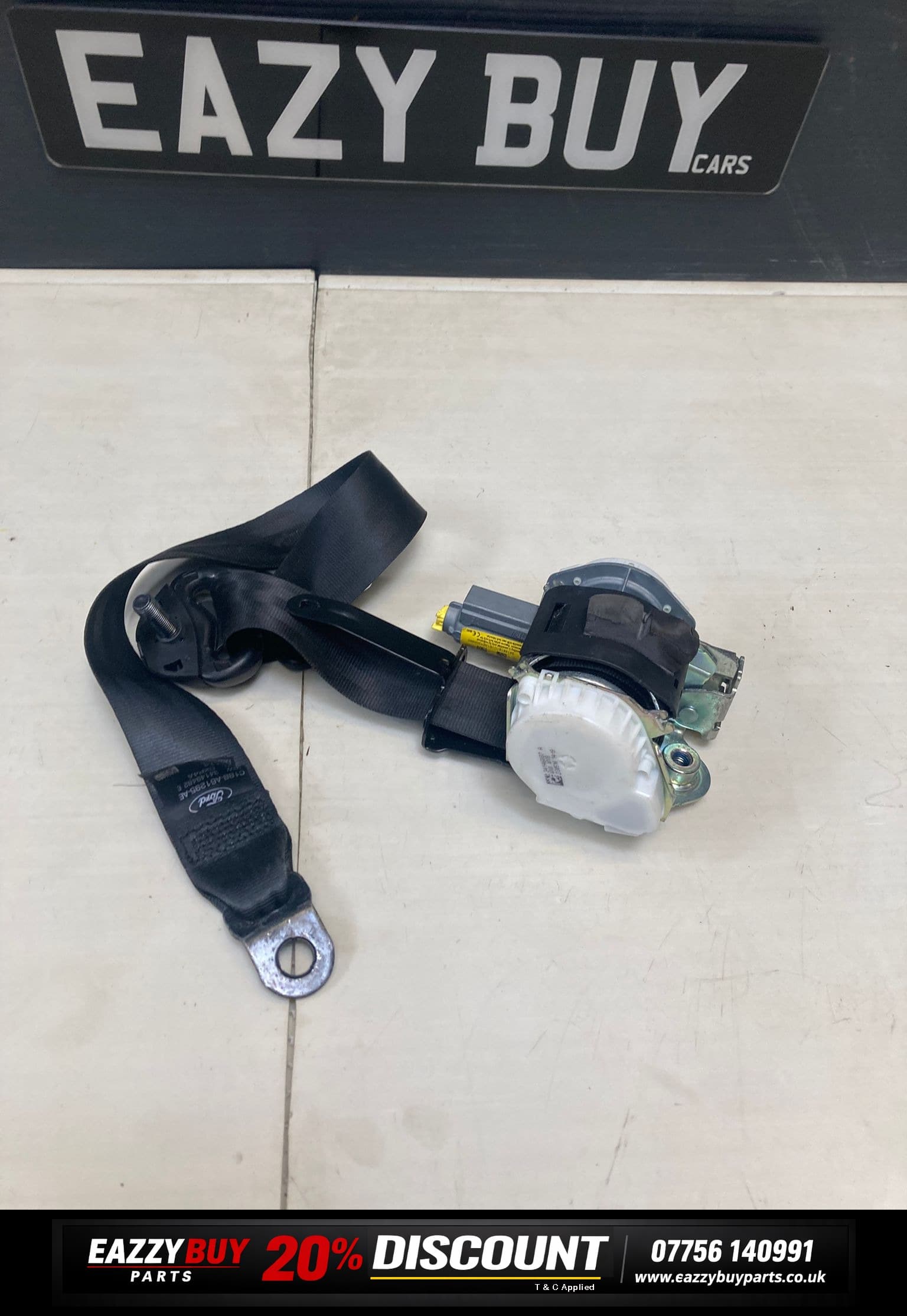 Ford Fiesta MK7 09-17 Passenger Near Side Front Seat Belt 34146087a