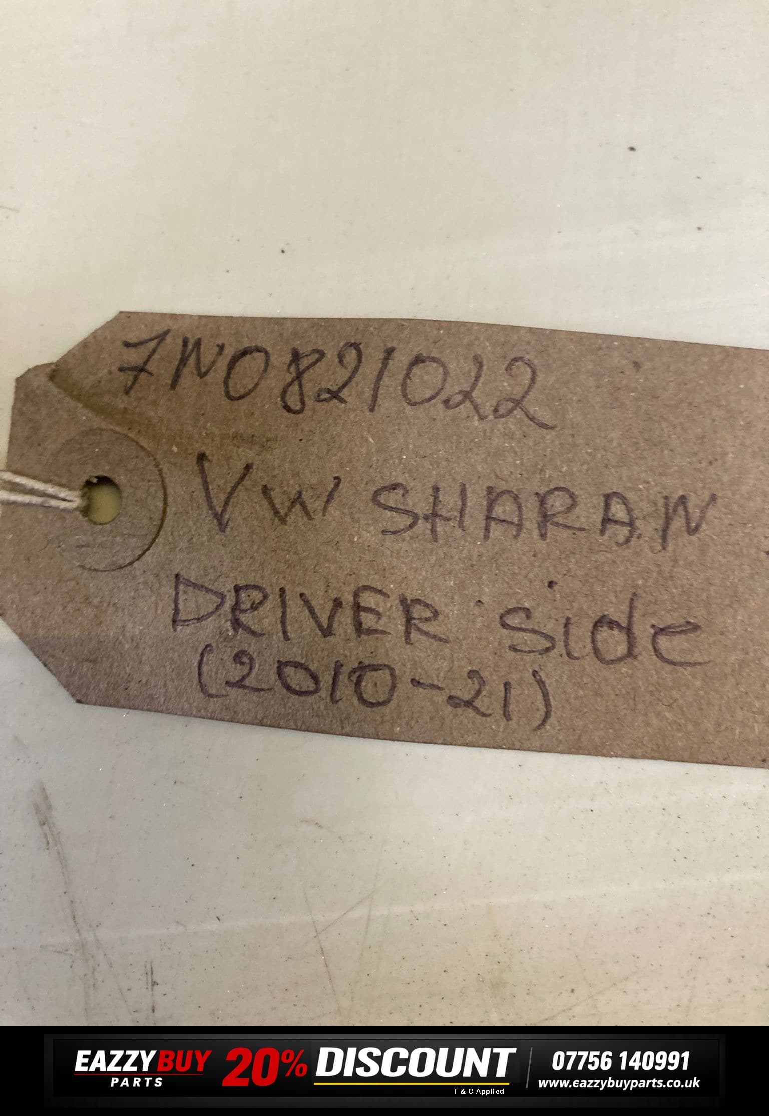 Volkswagen Sharan MK2 2015-2021 Wing Right Side 7n0821022