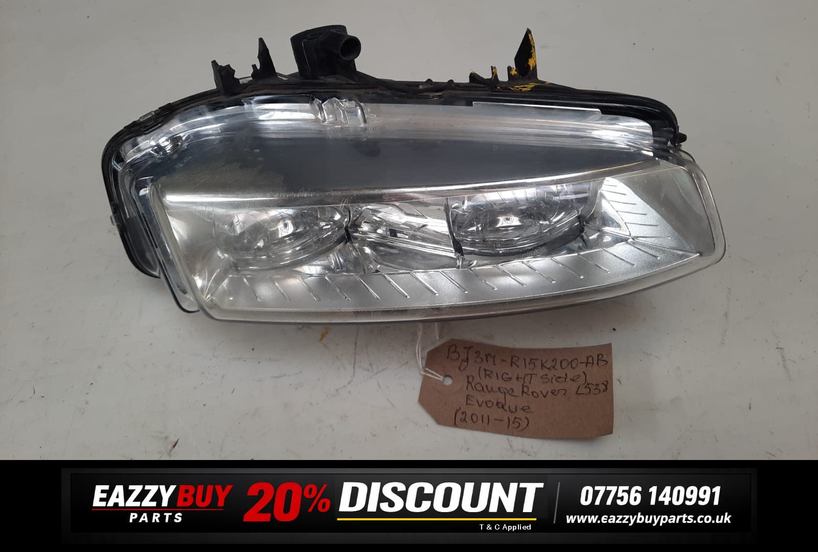 Range Rover Evoque L538 2011-2015 Fog Light bj3mr15k200ab