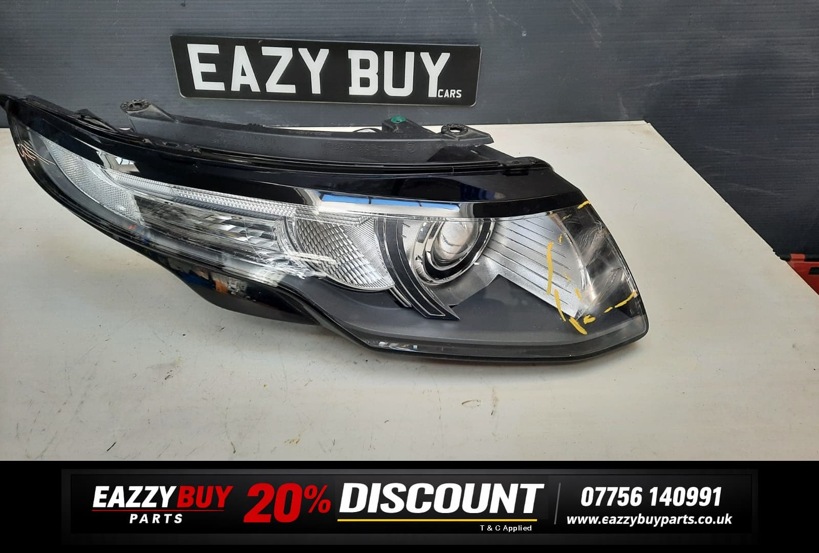 Range Rover Evoque L538 2011-2015 Headlight Off Side Halogen BJ3213W029AE
