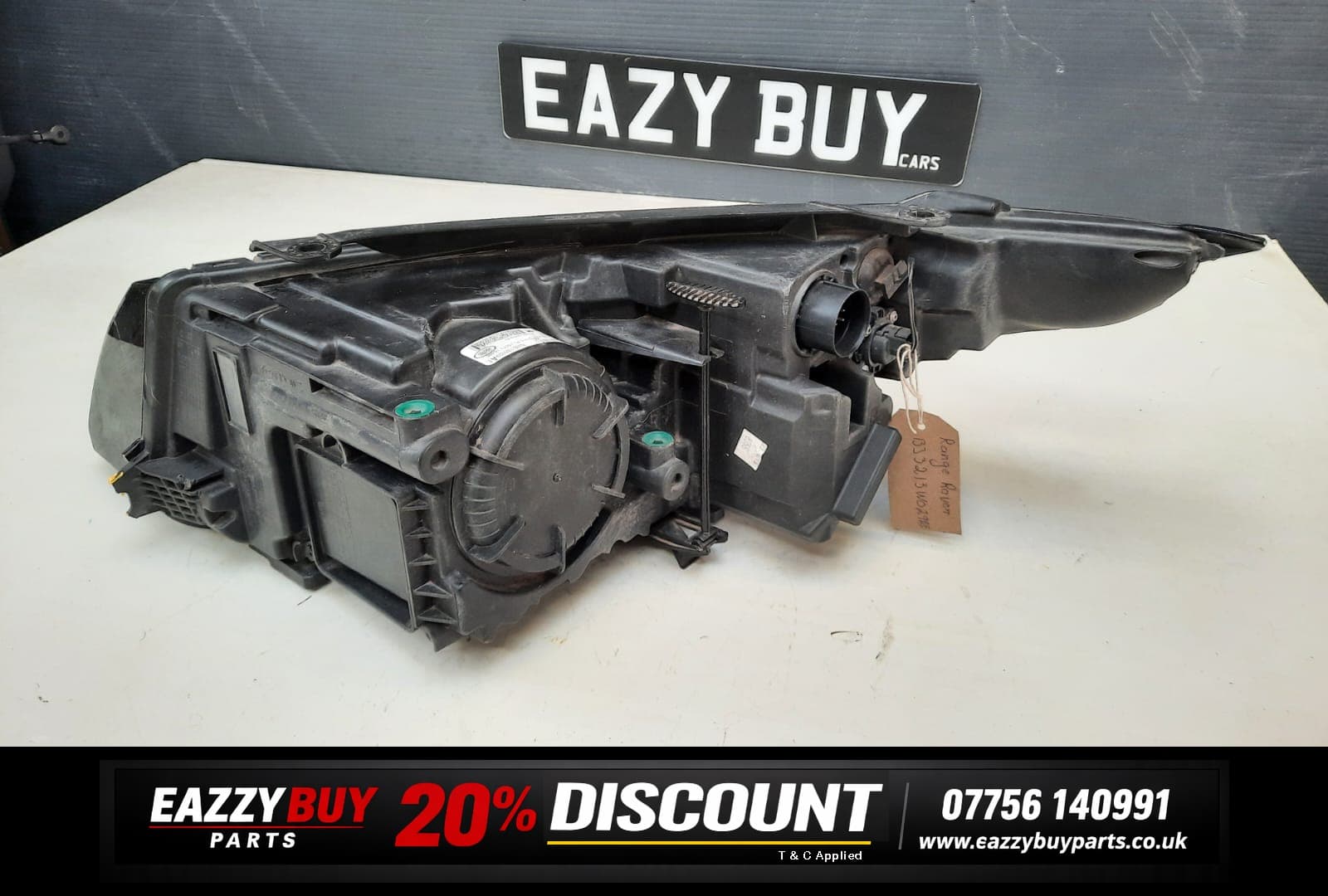 Range Rover Evoque L538 2011-2015 Headlight Off Side Halogen BJ3213W029AE
