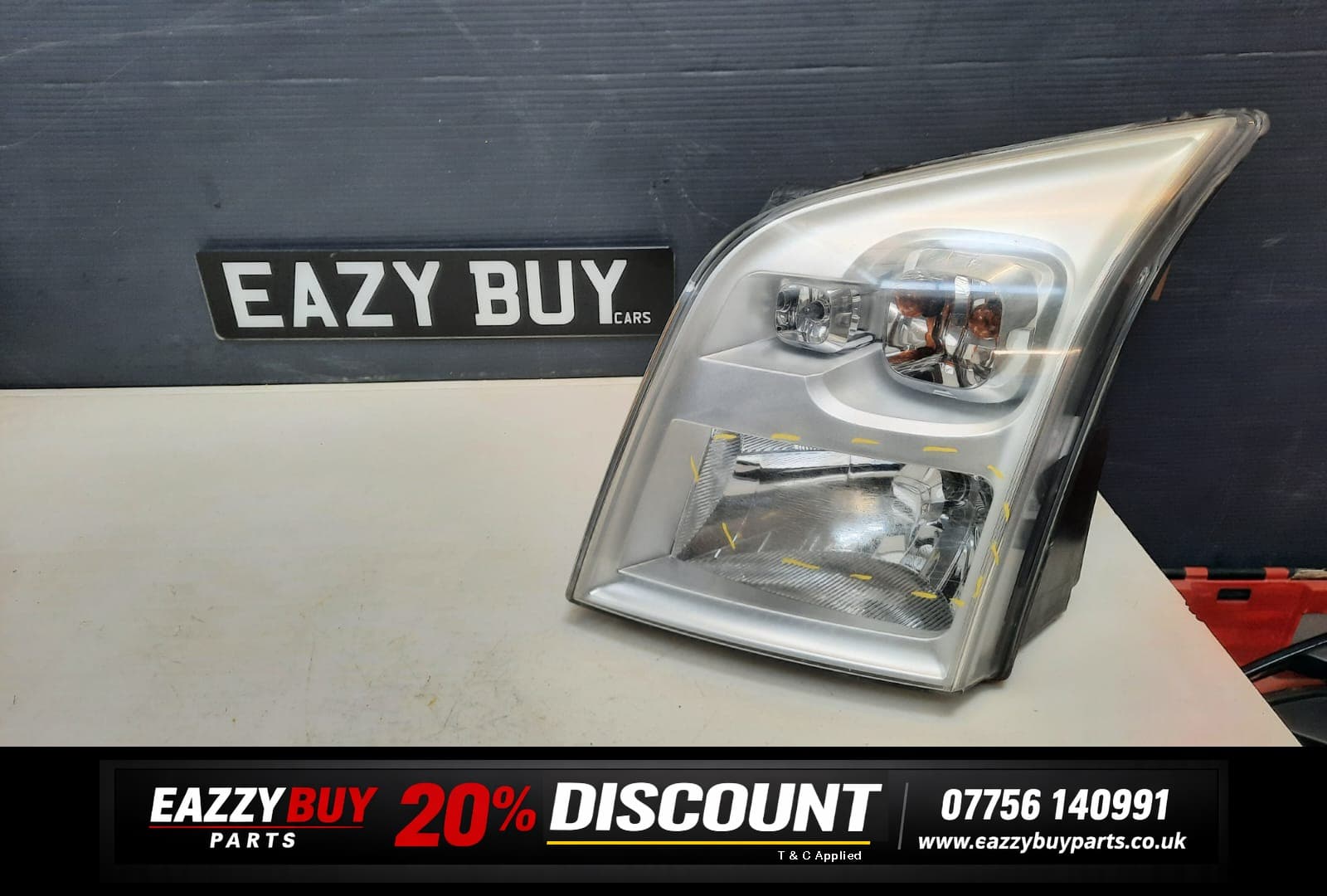 Ford Transit MK7 2006-2014 Headlight Left Passenger 6C1113W030