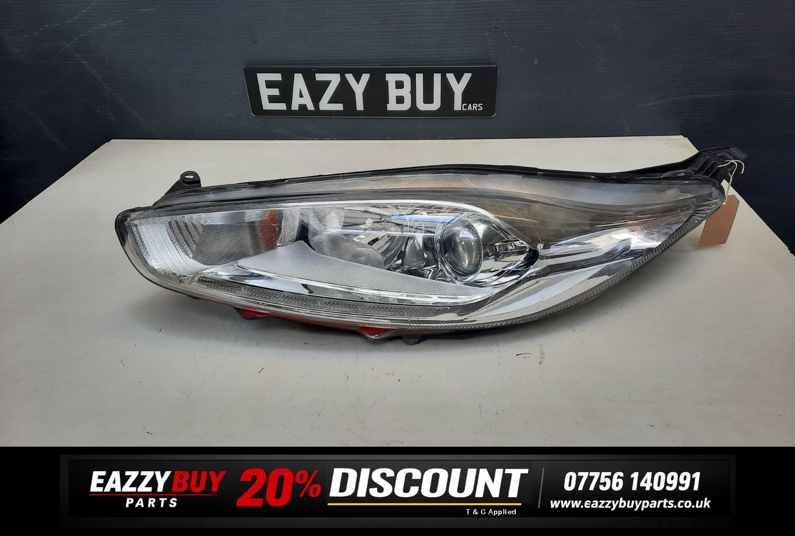 Ford Fiesta MK7 MK7.5 2013-2017 Left Passenger Headlight c1bb13w030dg