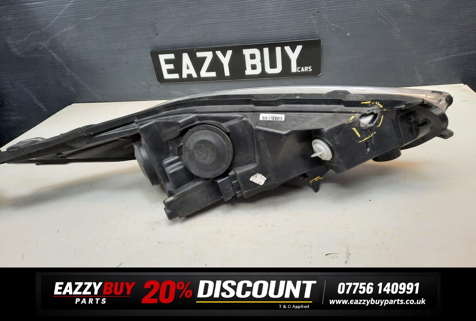 Ford Fiesta MK7 MK7.5 2013-2017 Left Passenger Headlight c1bb13w030dg