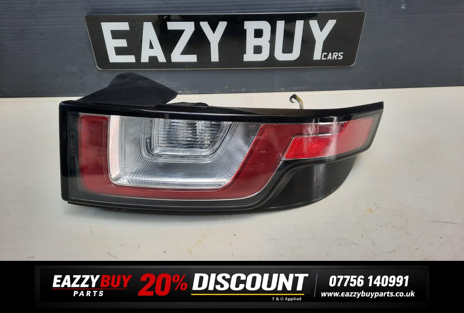 Range Rover Evoque MK1 L538 2015-2019 Rear Light Tail Light Driver Right Side 20