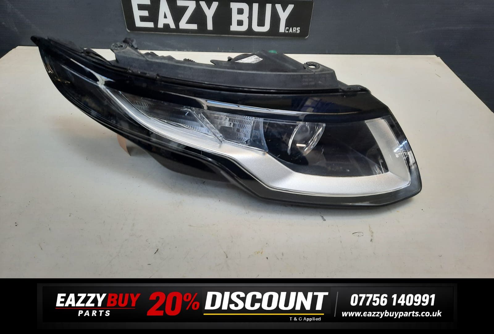Range Rover Evoque L538 2015-2019 Front Right Driver Side Headlight gj3213w029ad