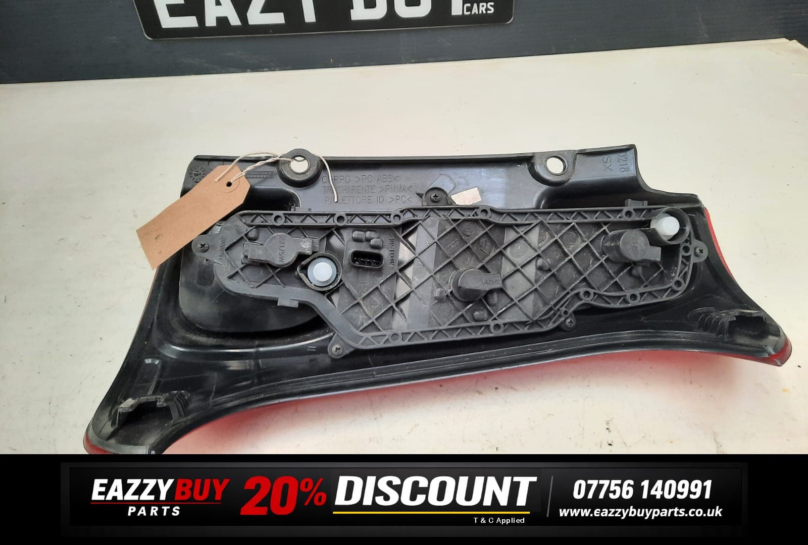 FIAT PANDA MK3 Passenger Side Rear 2015 Rear Tail Light OSR 02050099900010