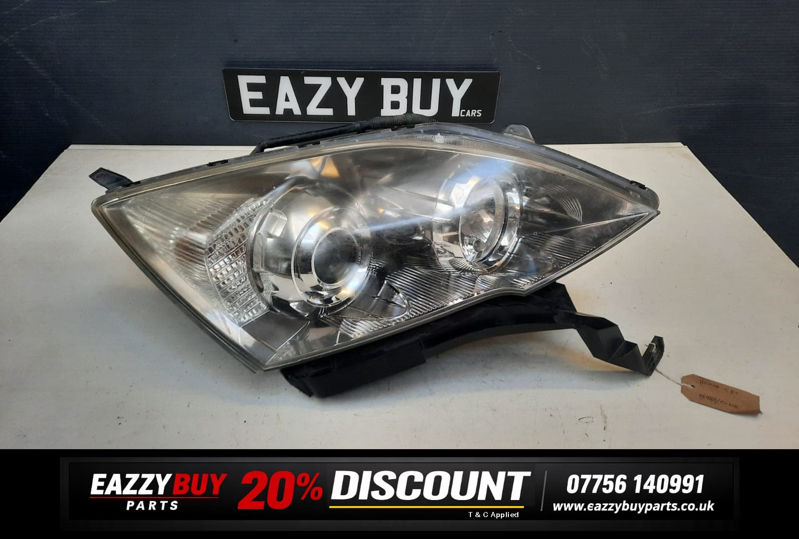 HONDA CRV MK3 Driver Side 2007-2011 Halogen Headlight P6916R/COMB