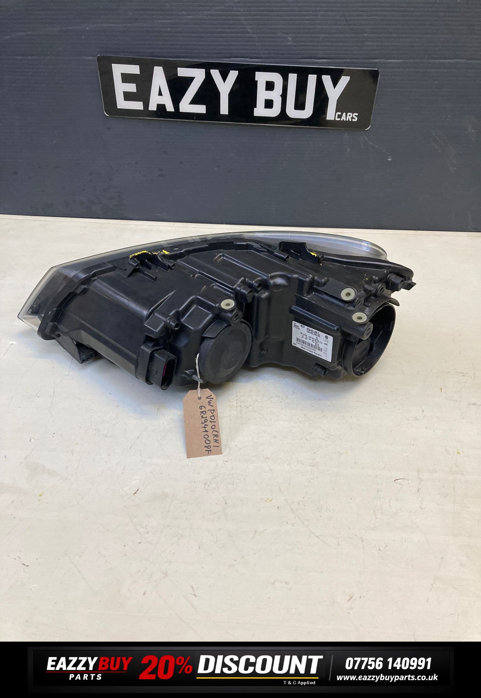 Volkswagen Polo MK5 2009-2017 Headlight Driver Side 6R2941008F