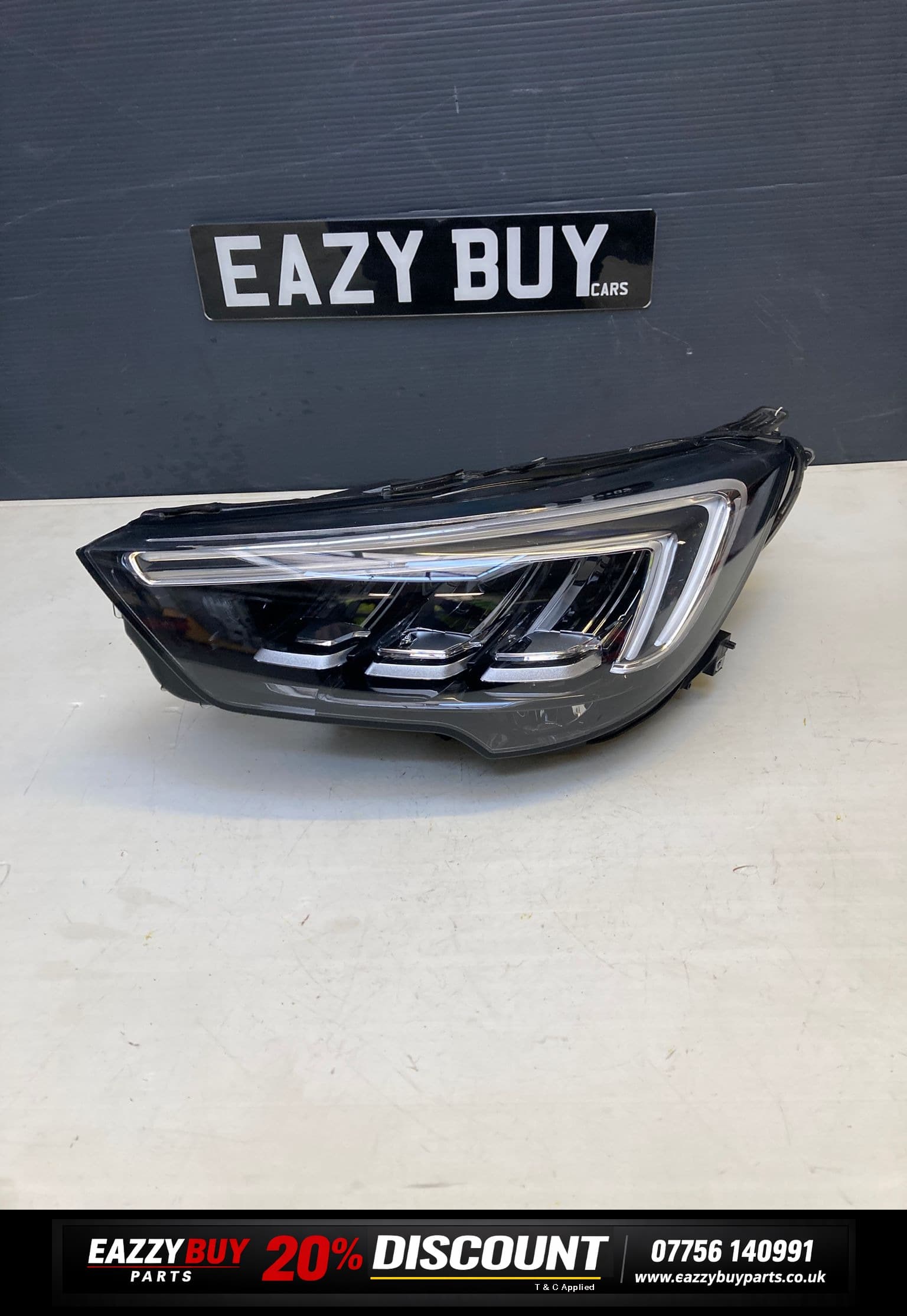 VAUXHALL CROSSLAND X 2021-ON HEADLIGHT PASSENGER SIDE 39153433 (2517)