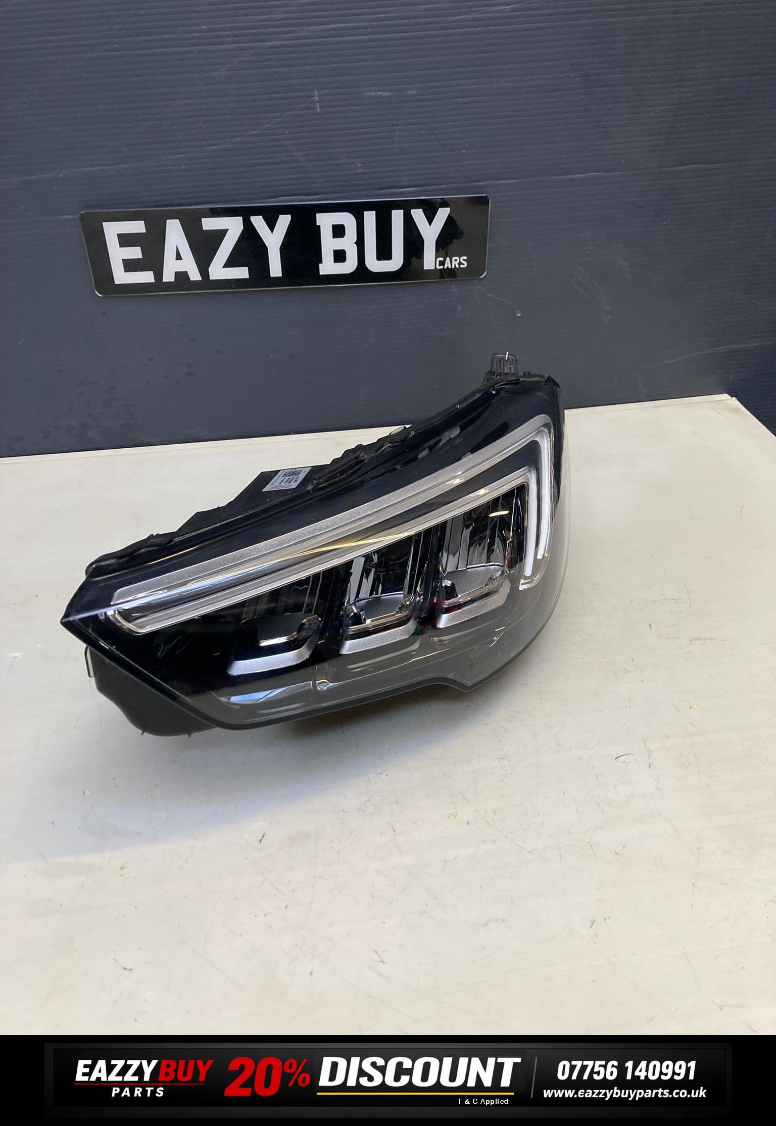 VAUXHALL CROSSLAND X 2021-ON HEADLIGHT PASSENGER SIDE 39153433 (2517)