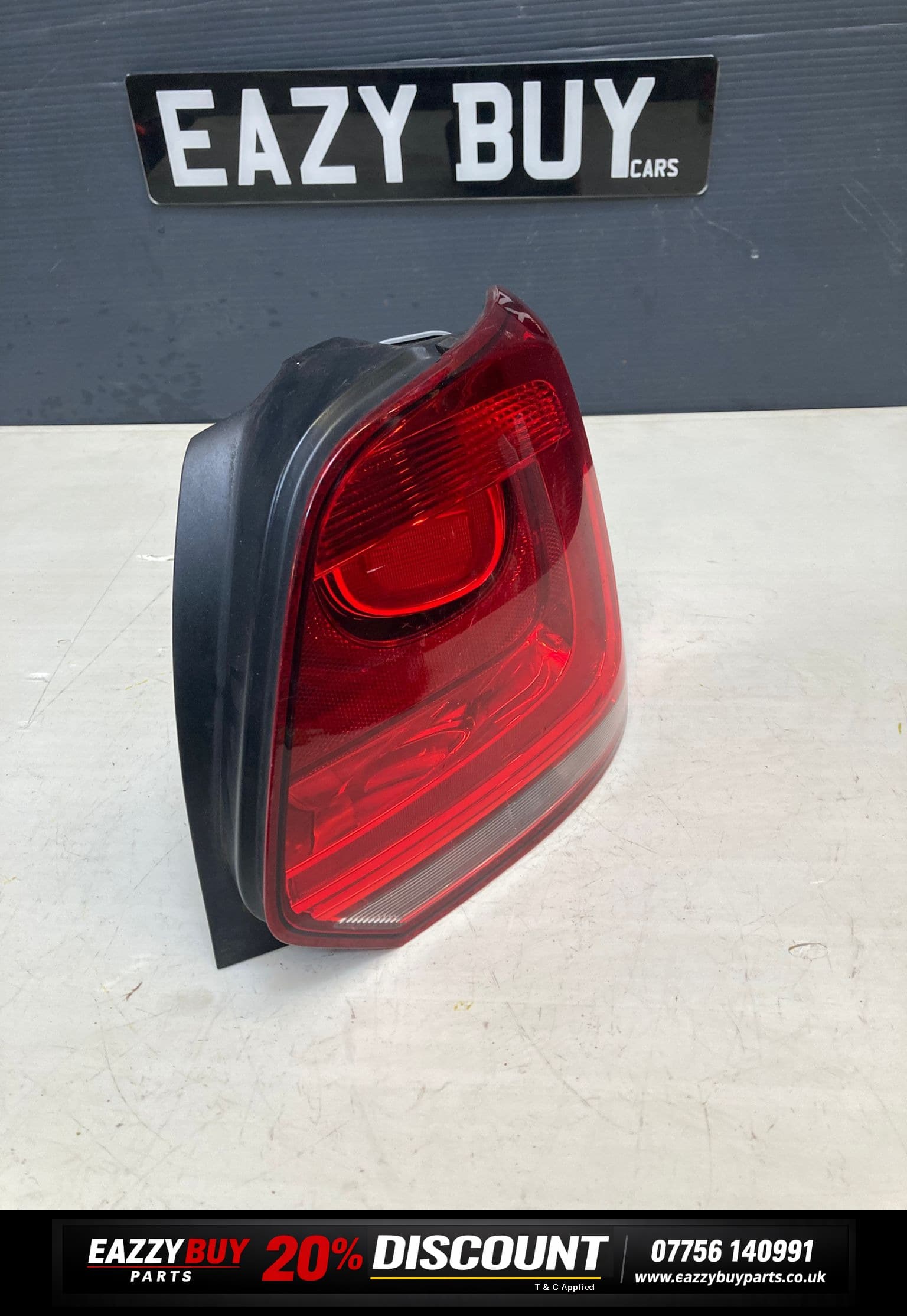 Volkswagen Polo MK5 Driver Side Rear 2009-2014 Tail Light 6R0945096AA