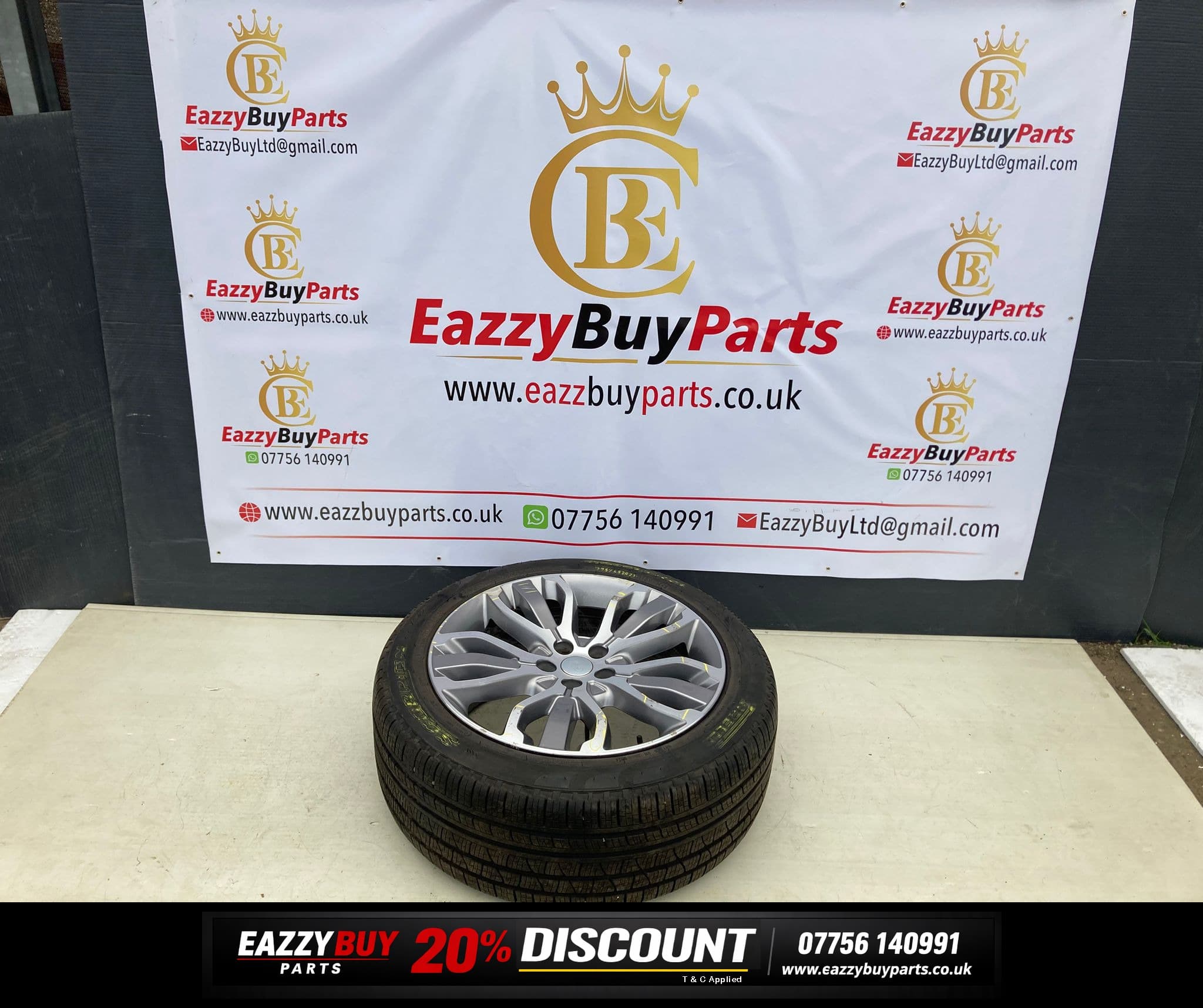 Land Rover Range Rover Sport L494 17-21 Alloy Rims SET OF 4 NO TYRES DK621007FA