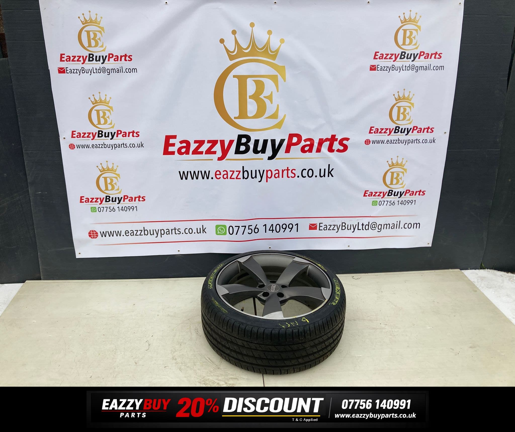 Audi A4 B8 2008-2009 7J 17" Alloy Wheel SET OF 4 NO TYRES 0601025AR