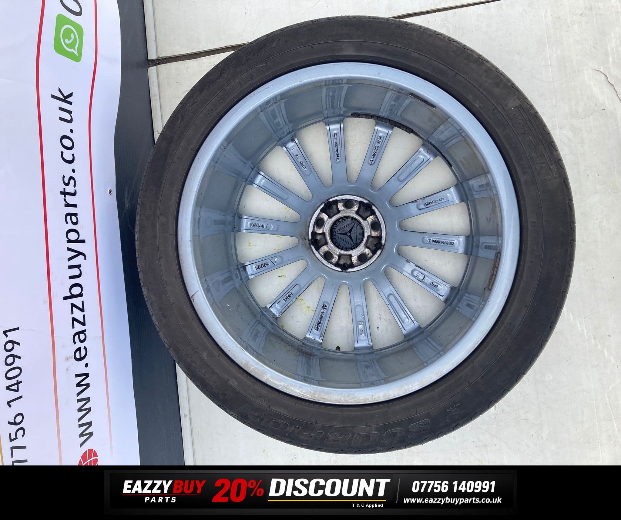Mercedes-Benz GLC 15-22 AMG Turbine Alloy Wheel SET OF 4 NO TYRE A2534011900