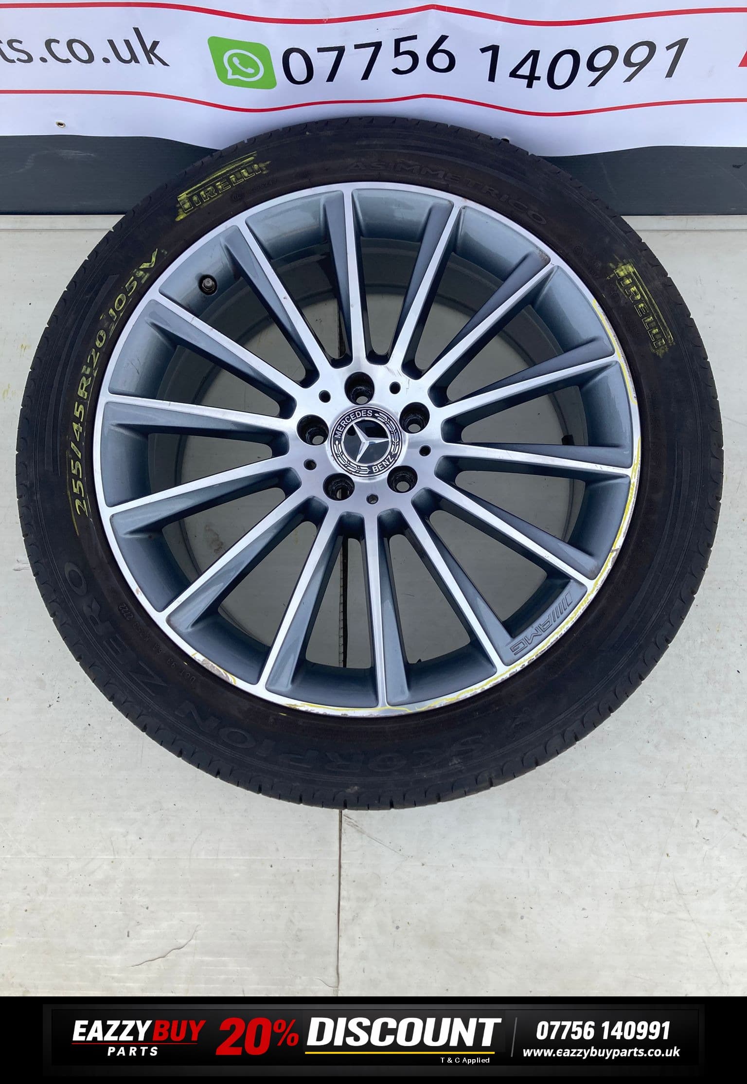 Mercedes-Benz GLC 15-22 AMG Turbine Alloy Wheel SET OF 4 NO TYRE A2534011900