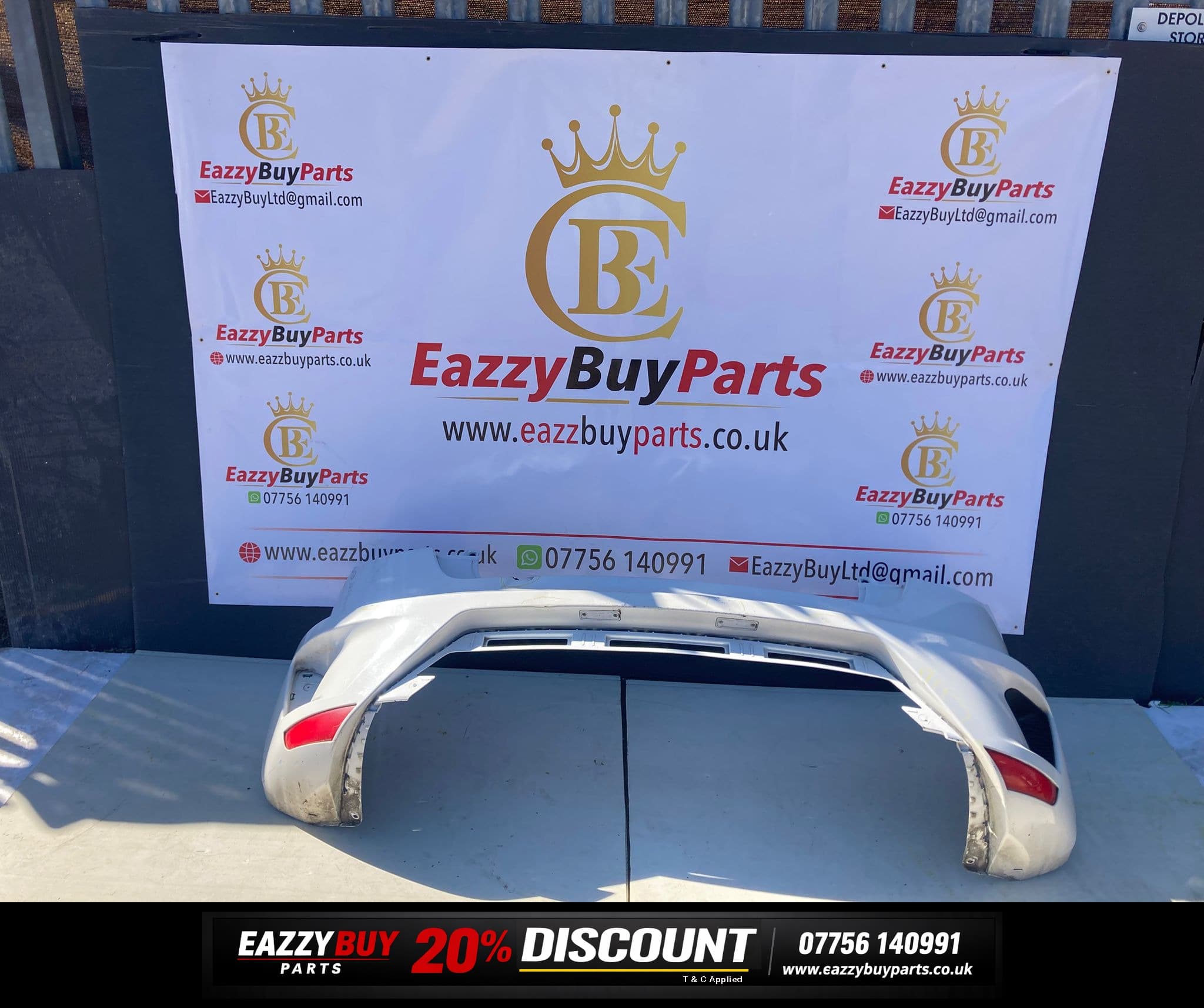 REAR BUMPER SEAT IBIZA CUPRA WHITE 6JL807421