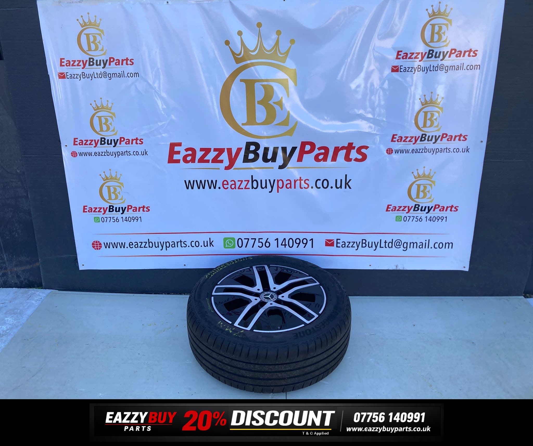 Mercedes-Benz GLA 2019 R18 Alloys *SET OF 4 NO TYRES* A2474012700