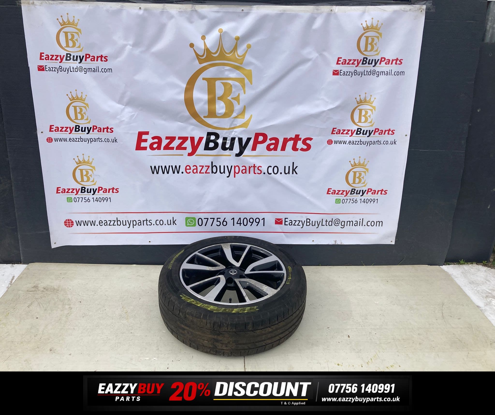 Nissan X-TRAIL MK3 14-21 19" Alloy Wheels *SET OF 4 NO TYRES* 4CB3AMB95