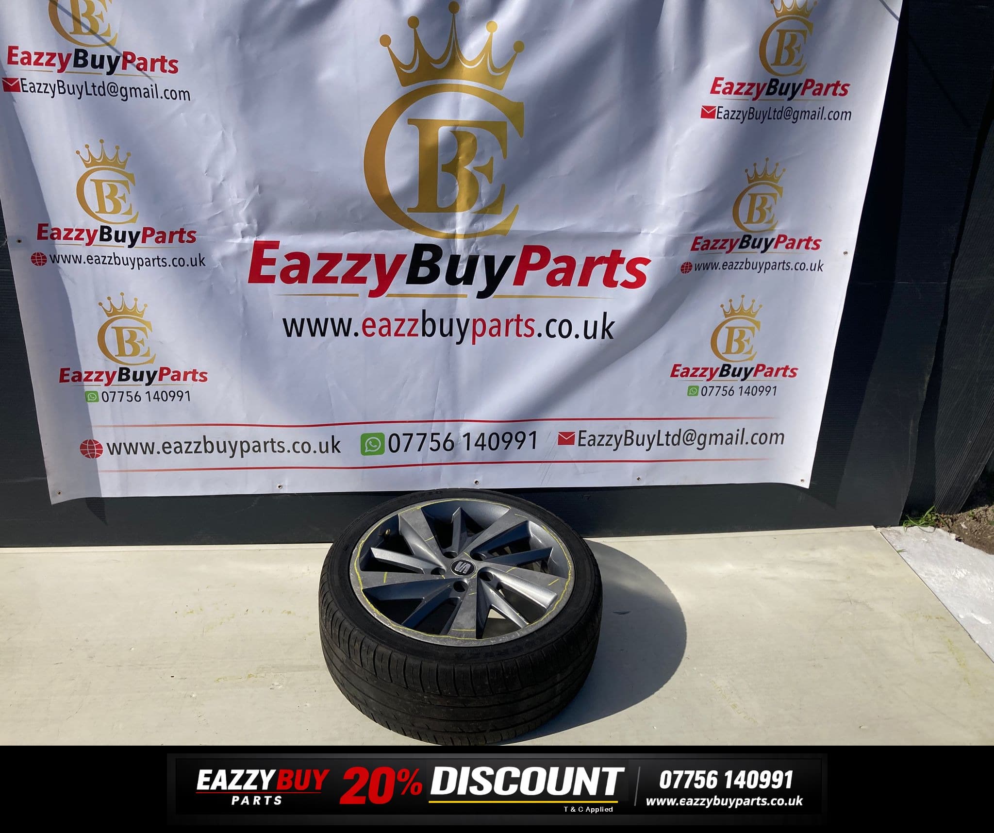 Seat Leon 12-16 18" Alloy Wheels *SET OF 4 NO TYRES* 5F0601025E