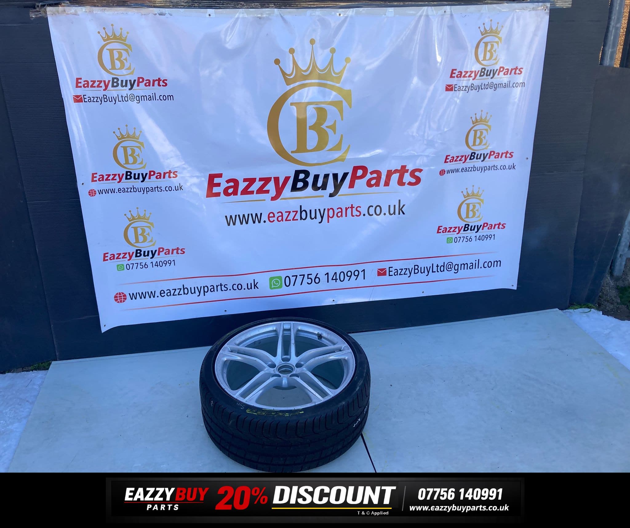 Audi R8 423 5x112 19" Front Alloy Wheels *SET OF 4 NO TYRES* 420601025H