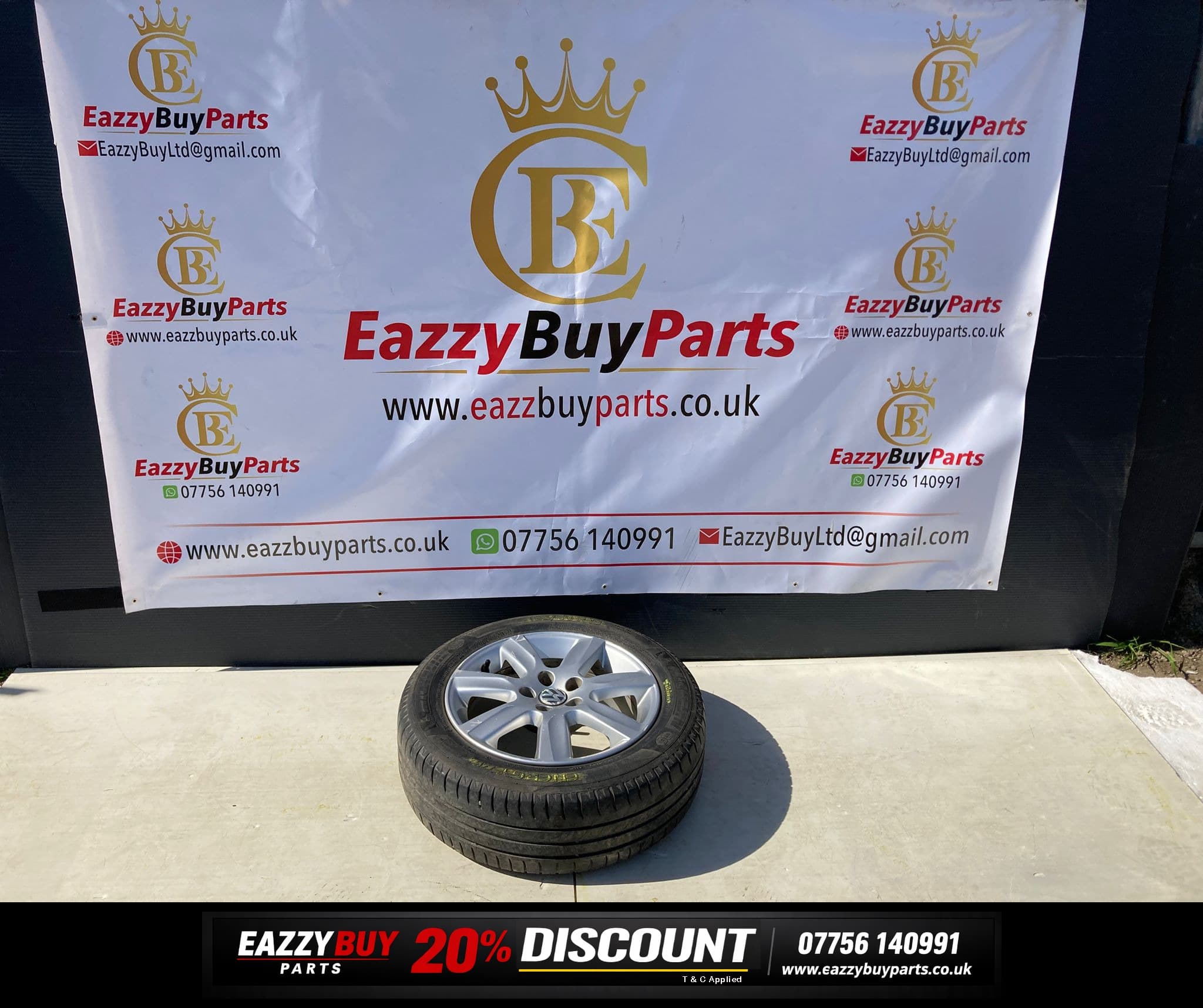 Volkswagen Polo MK5 09-17 15" Alloy Wheels *SET OF 4 NO TYRES* 6R0601025L