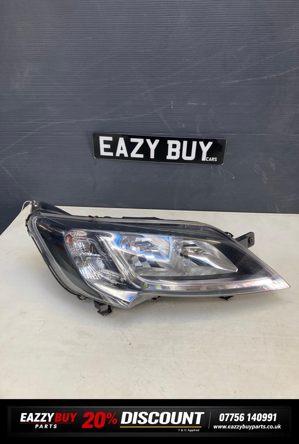 Fiat Ducato Driver Side 4th Series 2014 onward Right Headlight 48100748RH