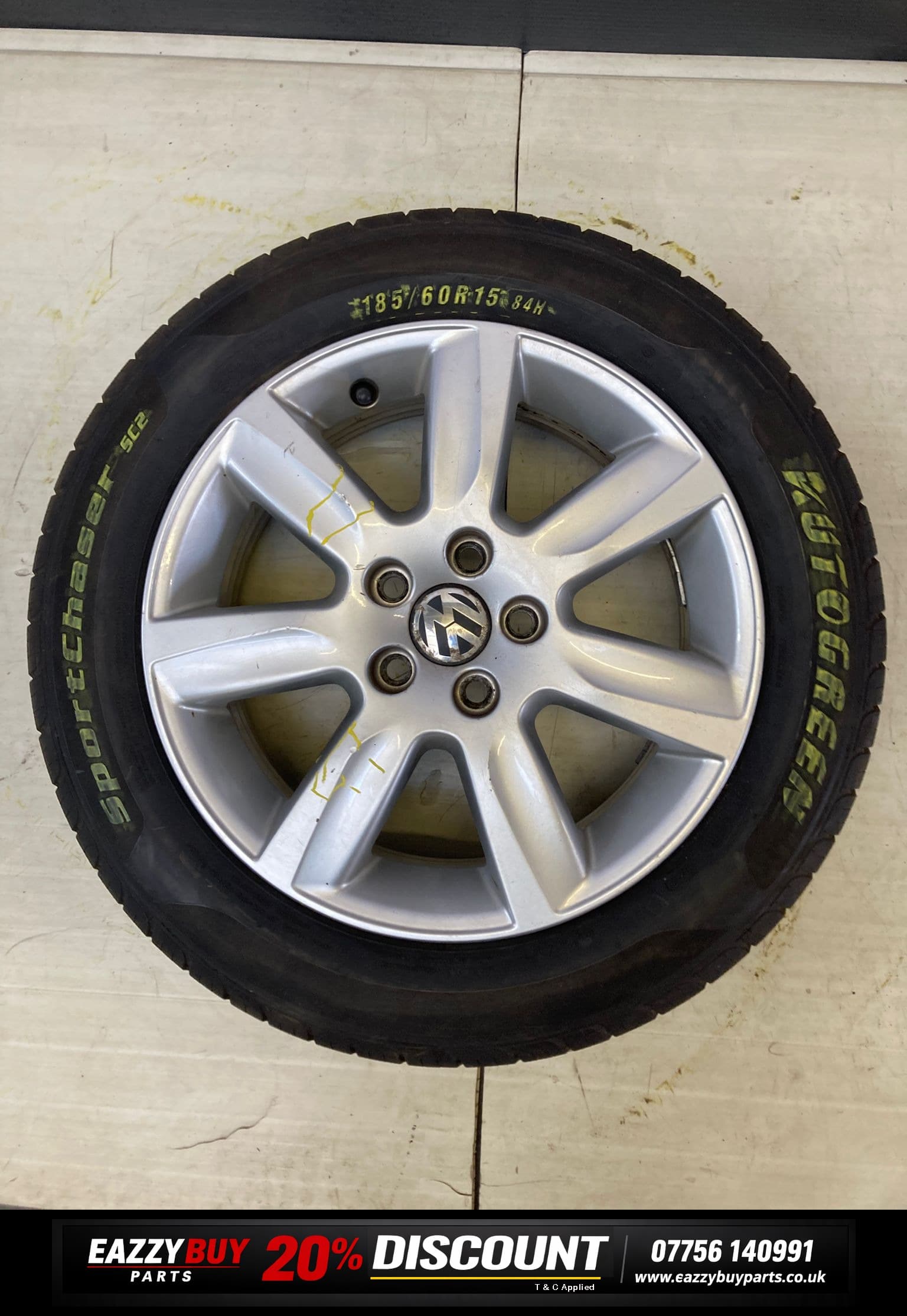 Volkswagen Polo MK5 2009-2018 15" Alloy Wheels *SET OF 4 NO TYRES* 6R0601025