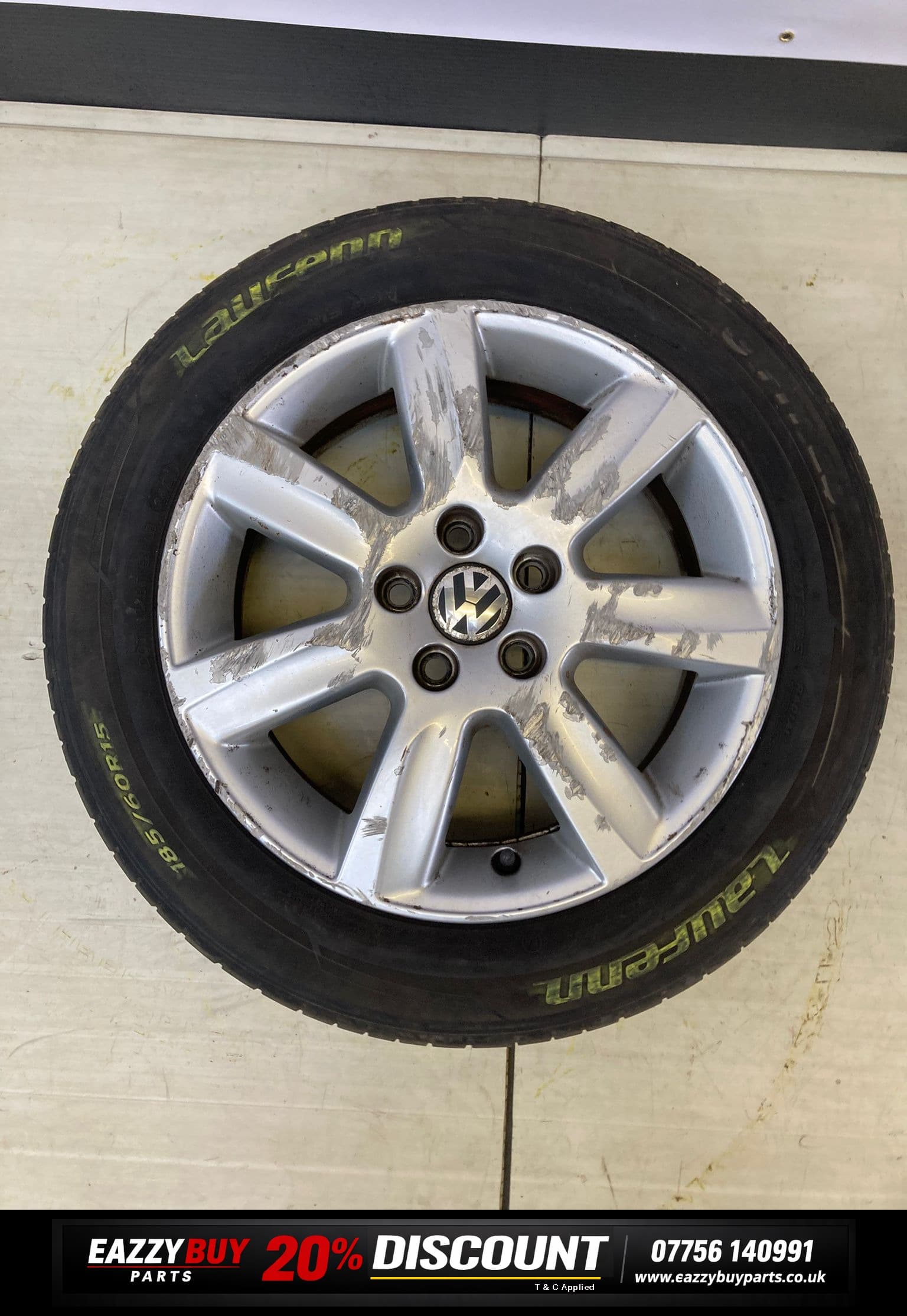 Volkswagen Polo MK5 2009-2018 15" Alloy Wheels *SET OF 4 NO TYRES* 6R0601025