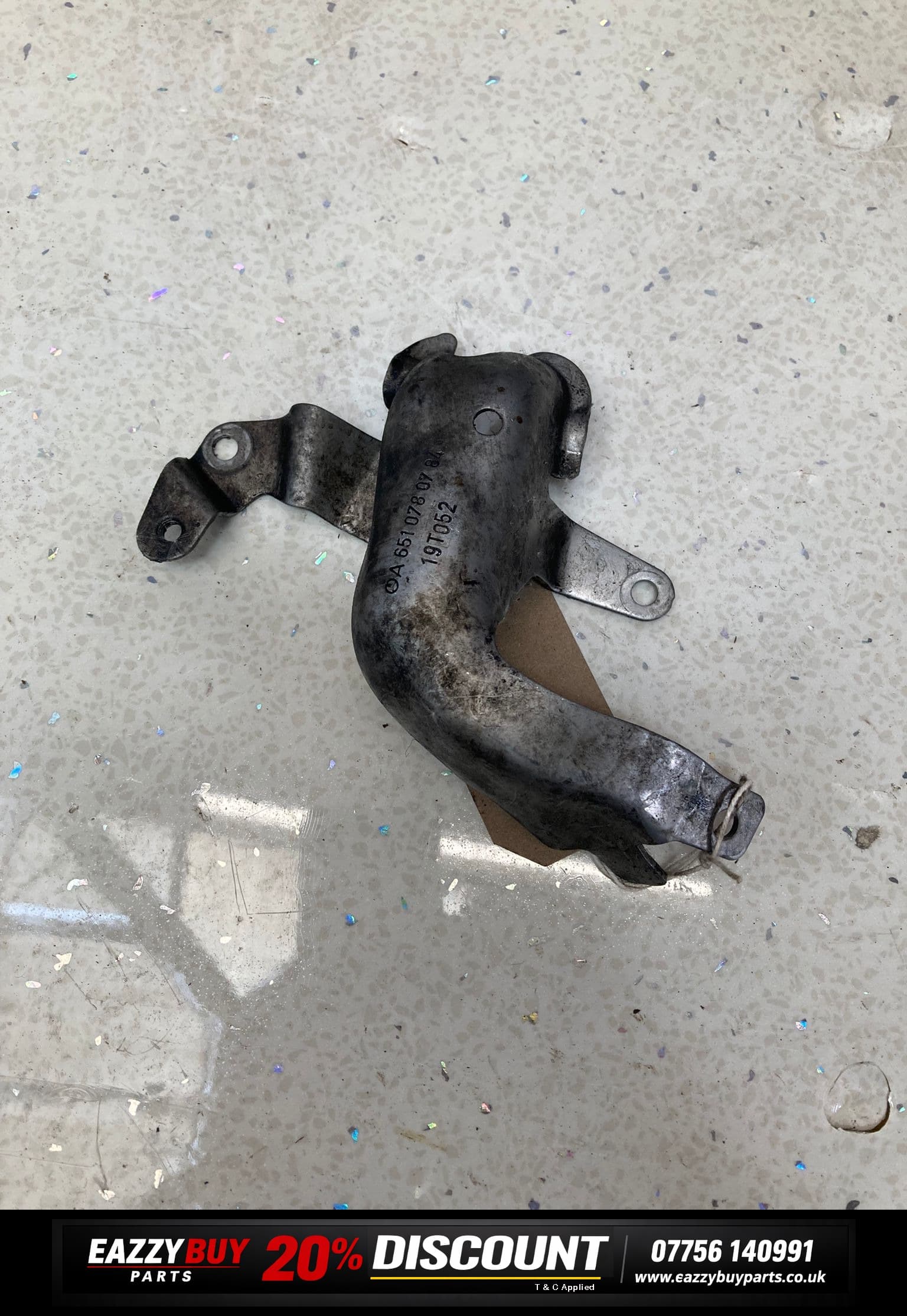 Mercedes C Class W205 2014-2021 Exhaust Bracket A6510780784