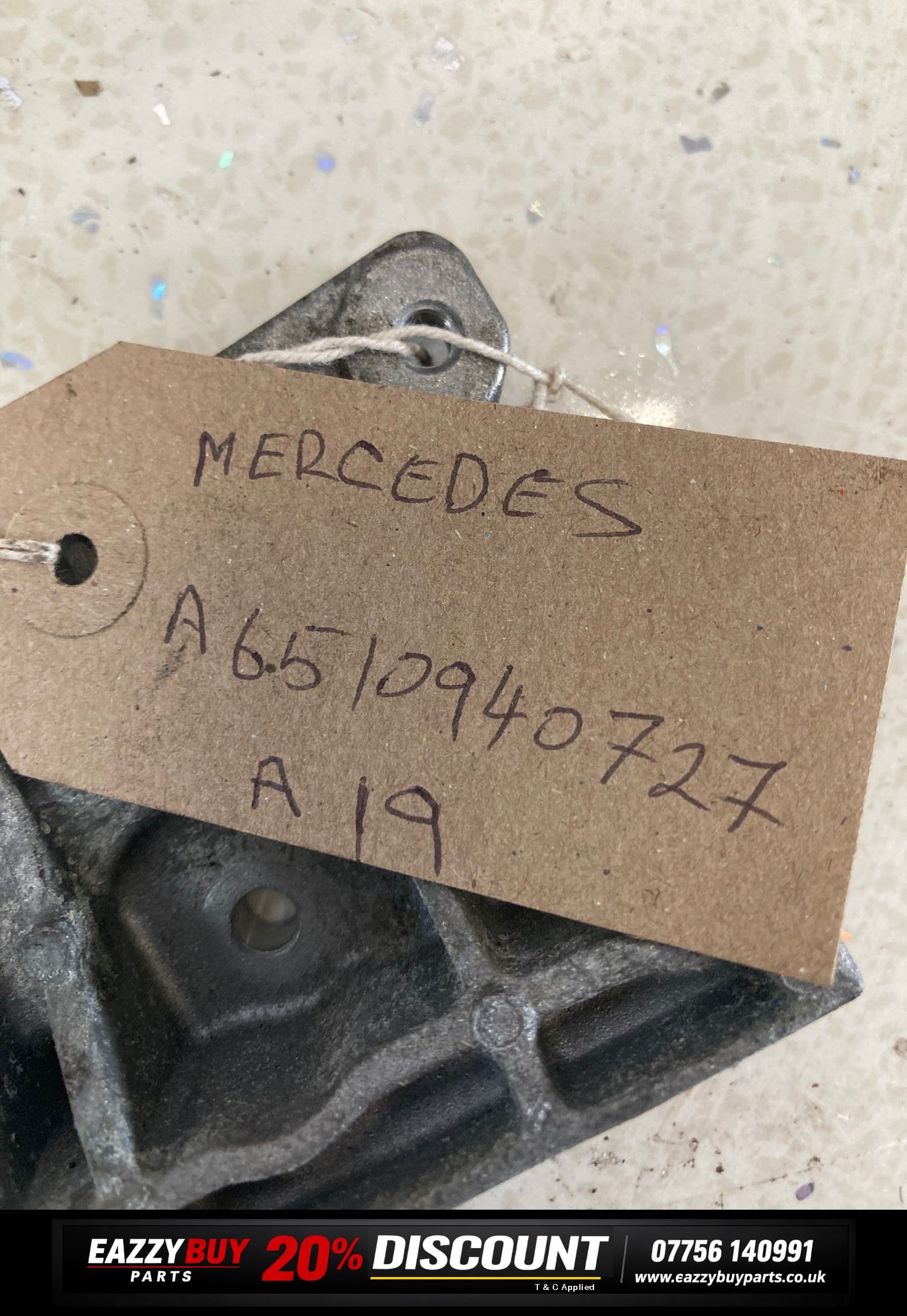 Mercedes C Class W205 2014-21 Air Filter Housing Mount Bracket A6510940727