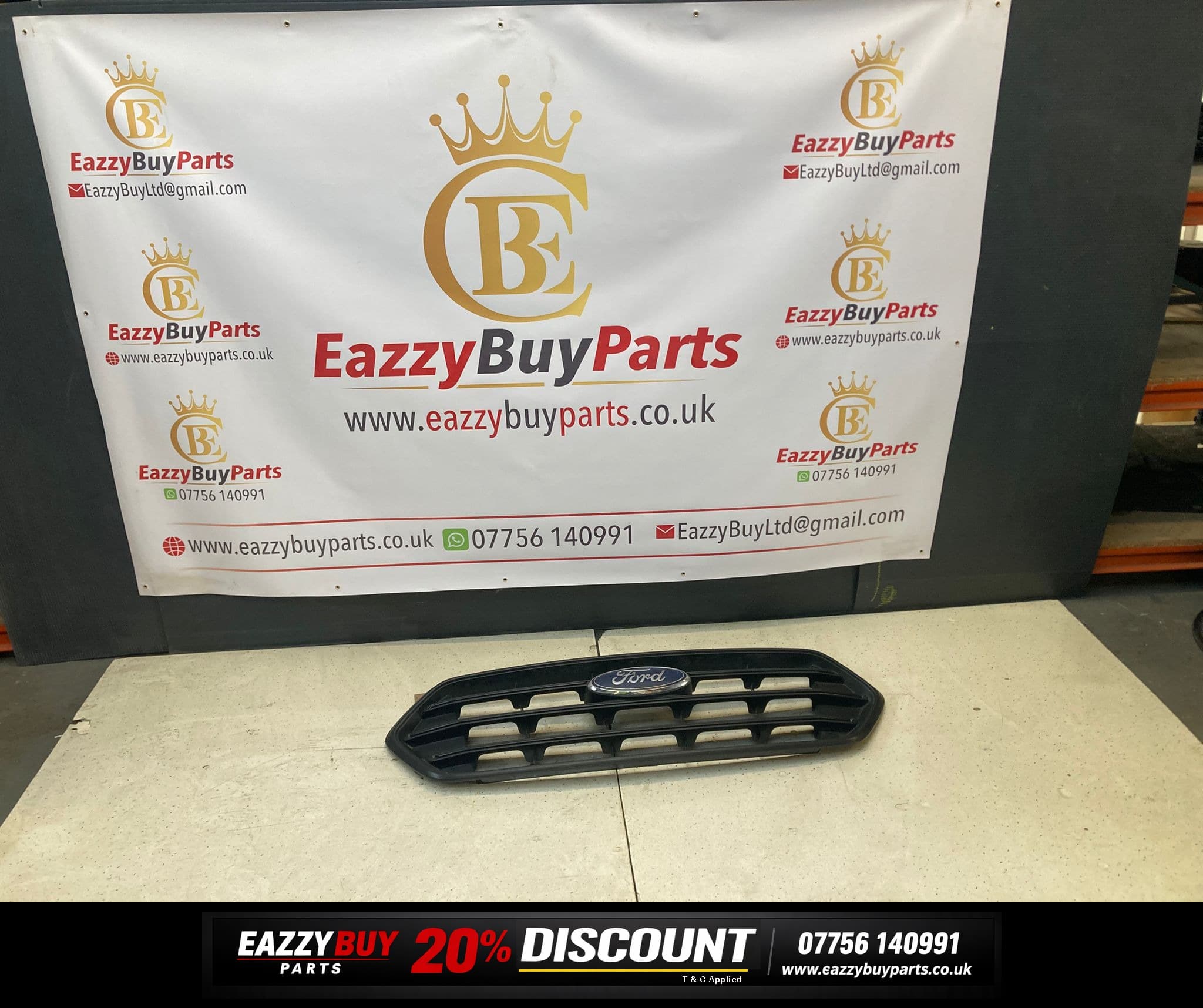 Ford Transit Custom MK8 Facelift 2018-23 Front Grille jk2117b968ac