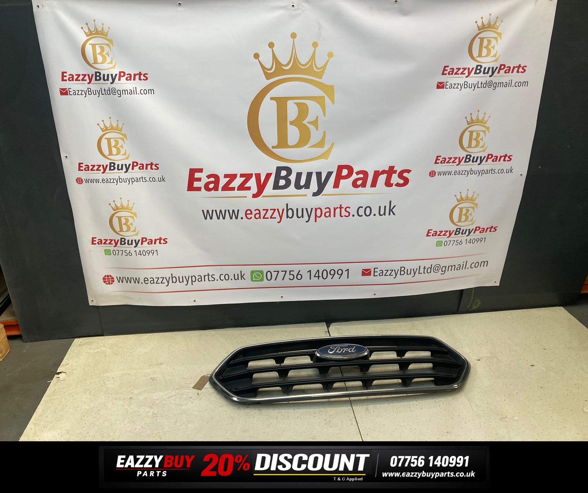Ford Transit Custom MK8 Facelift 2018-2023 Front Grille JK2117B968BD