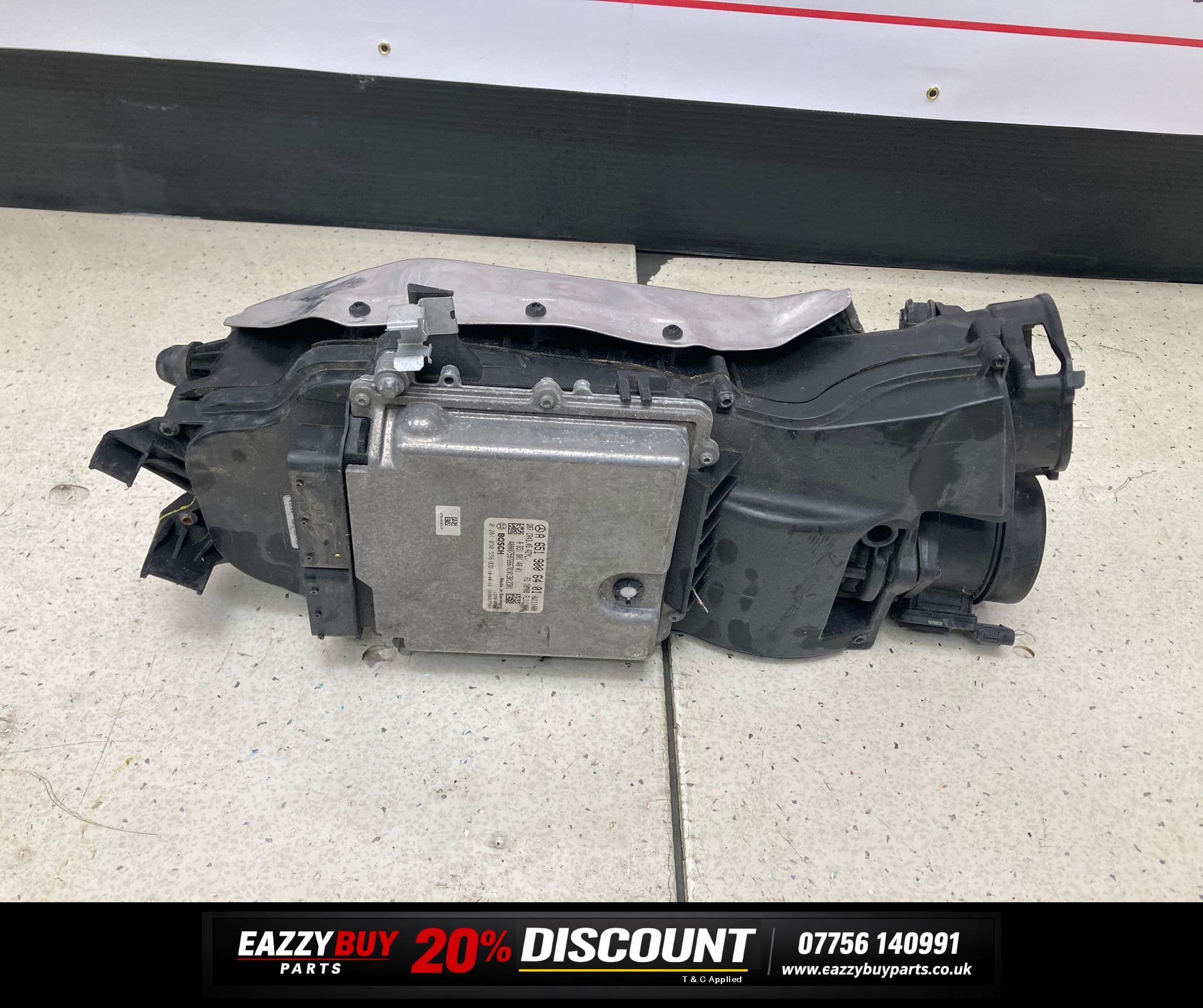 Mercedes-Benz C300 W205 2014-21 Air Filter Box slight damage A6510900700