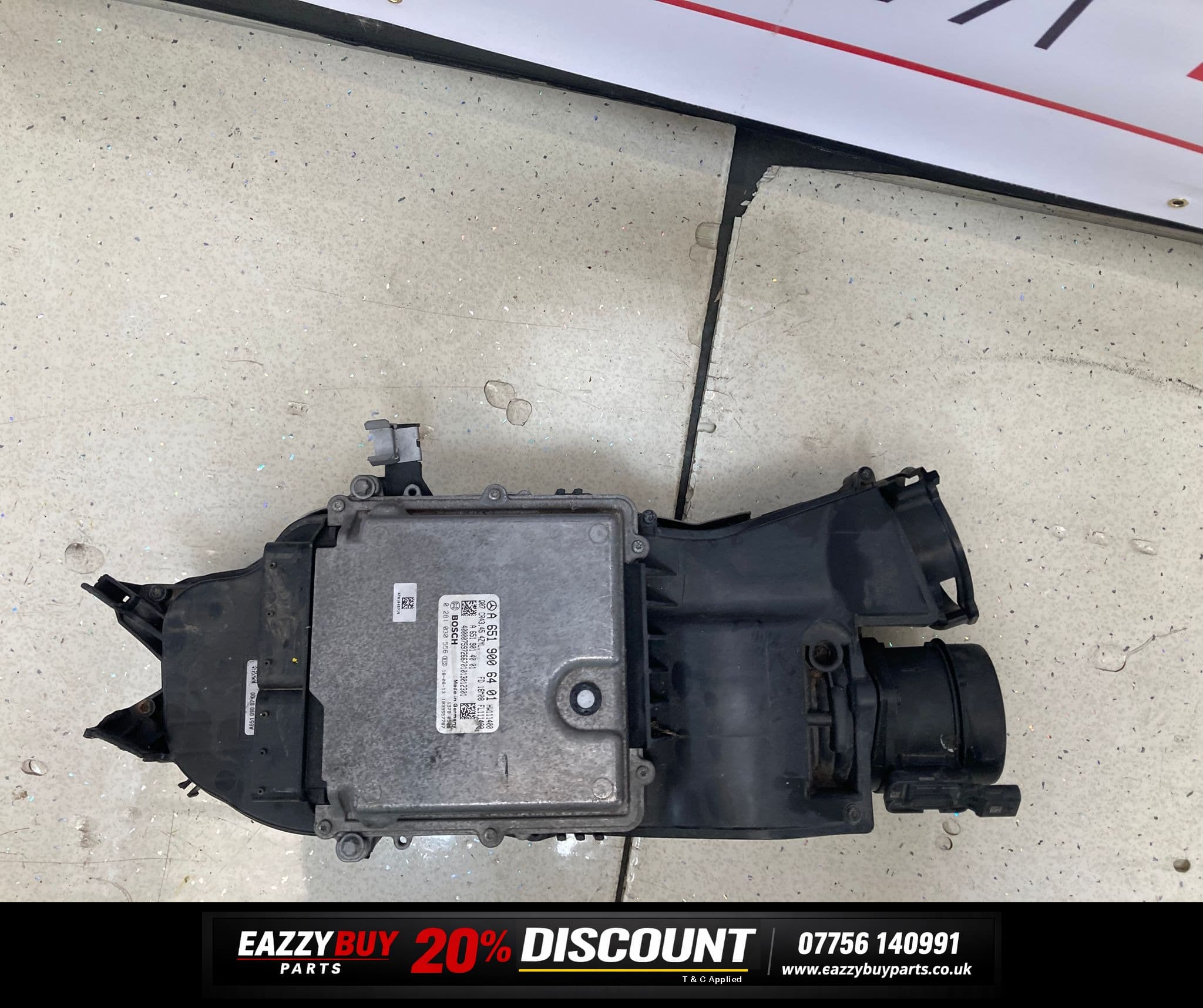 Mercedes-Benz C300 W205 2014-21 Air Filter Box slight damage A6510900700