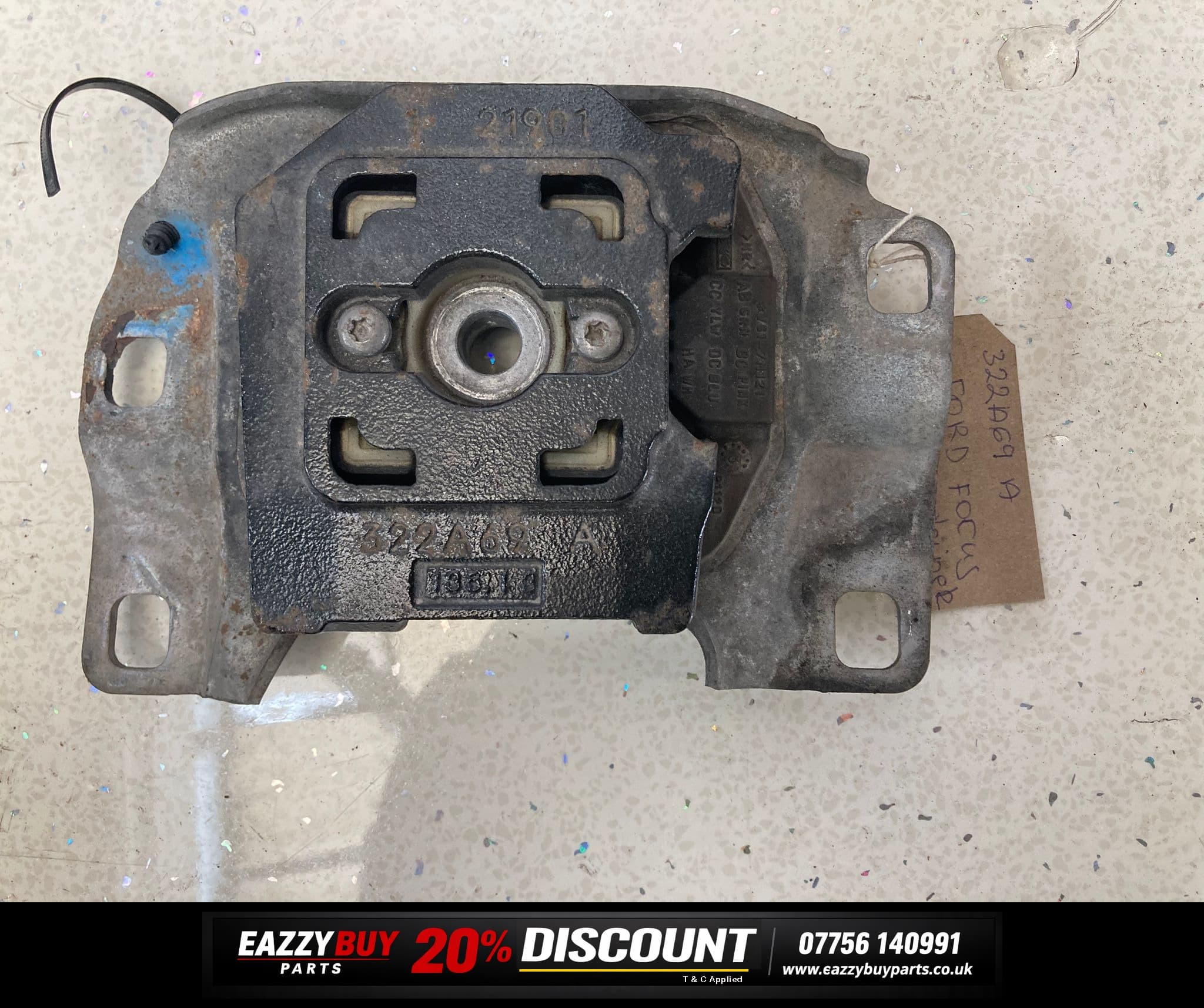 Ford Focus MK3 2011-2017 Passenger Gear Box Mount 322a69a